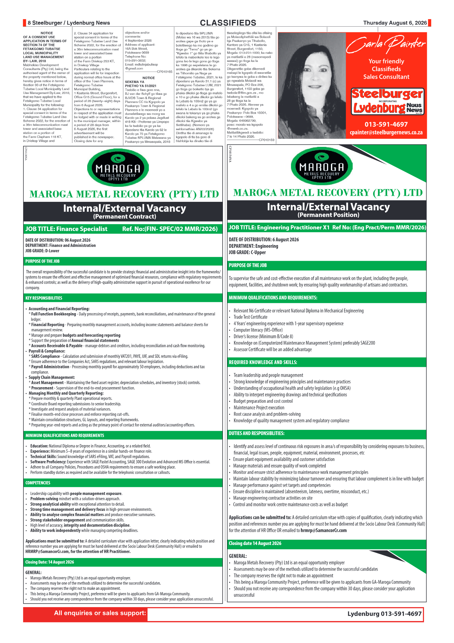 Steelburger News 06 August 2026 page 8