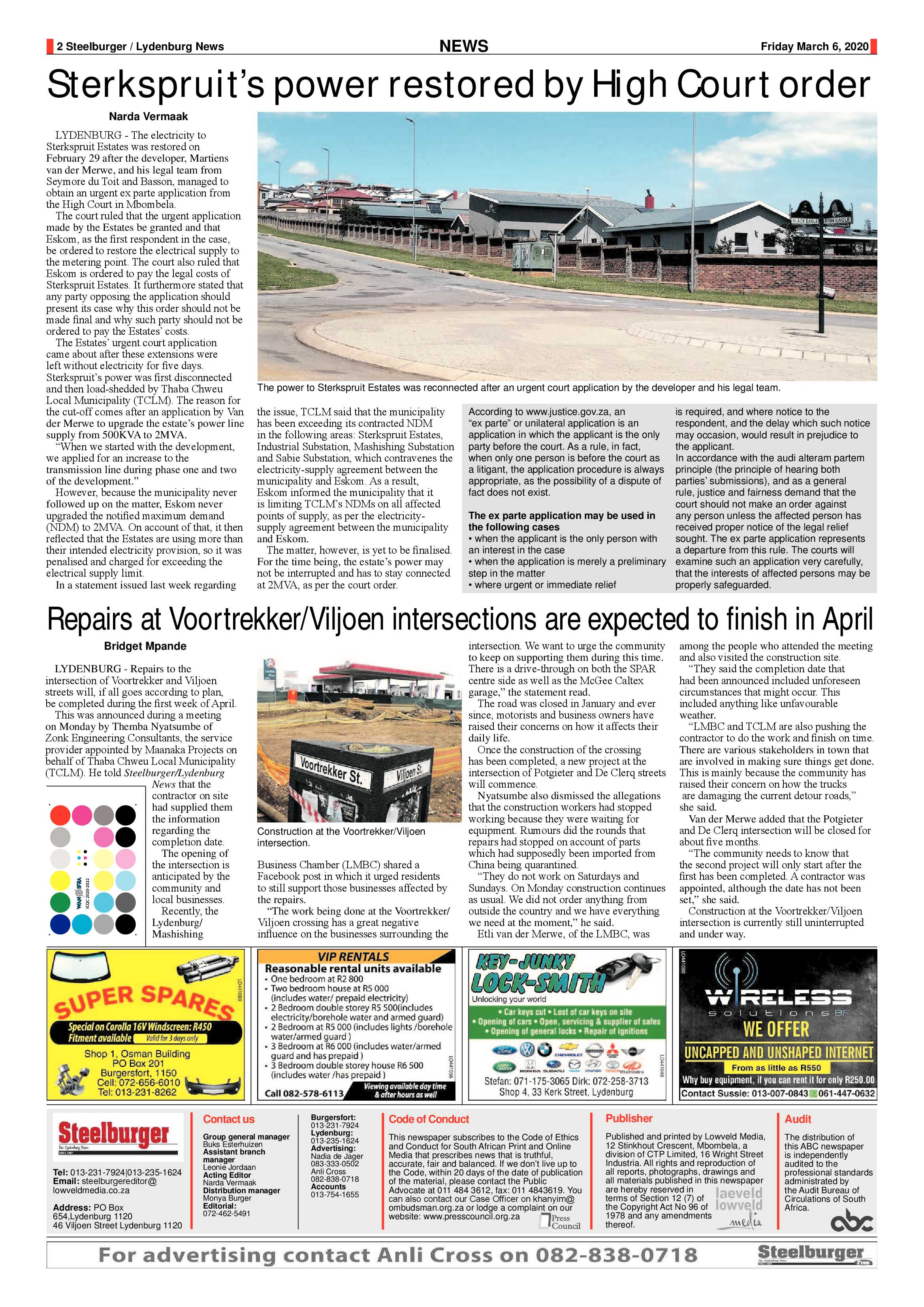 Steelburger News 06 March 2020 page 2