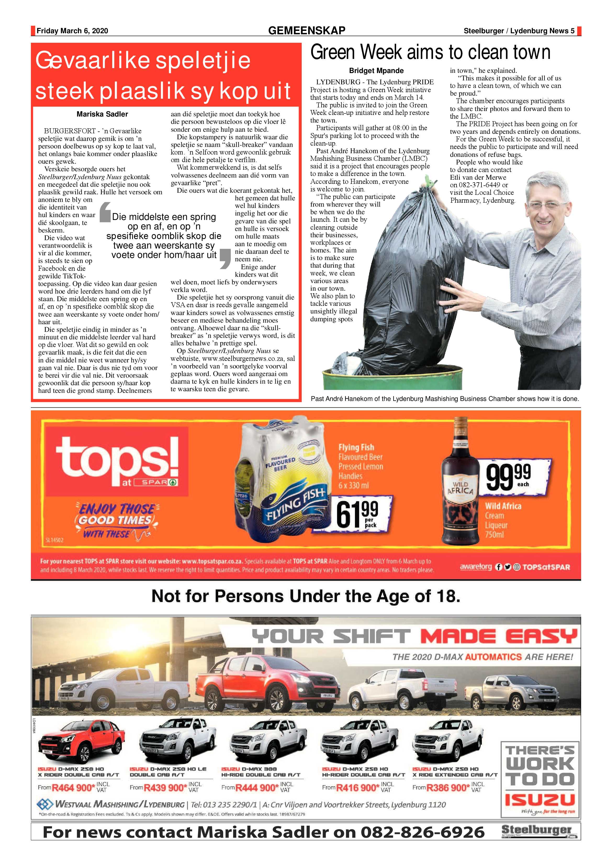 Steelburger News 06 March 2020 page 5