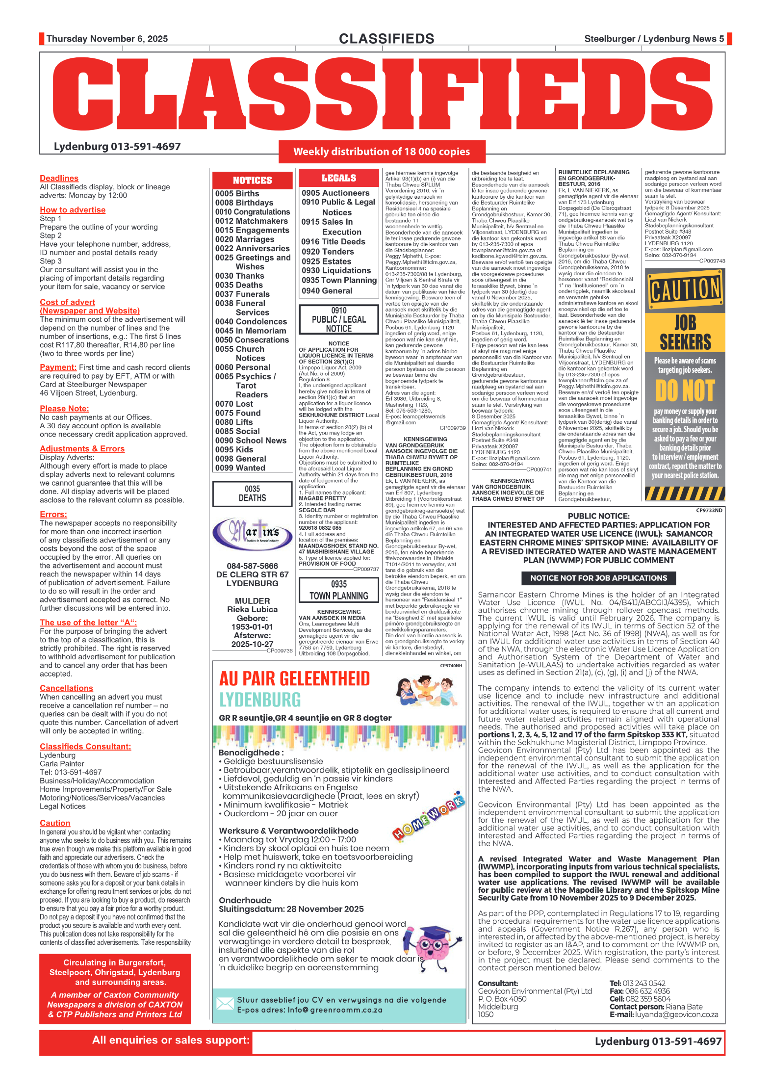 Steelburger News 06 November 2025 page 5