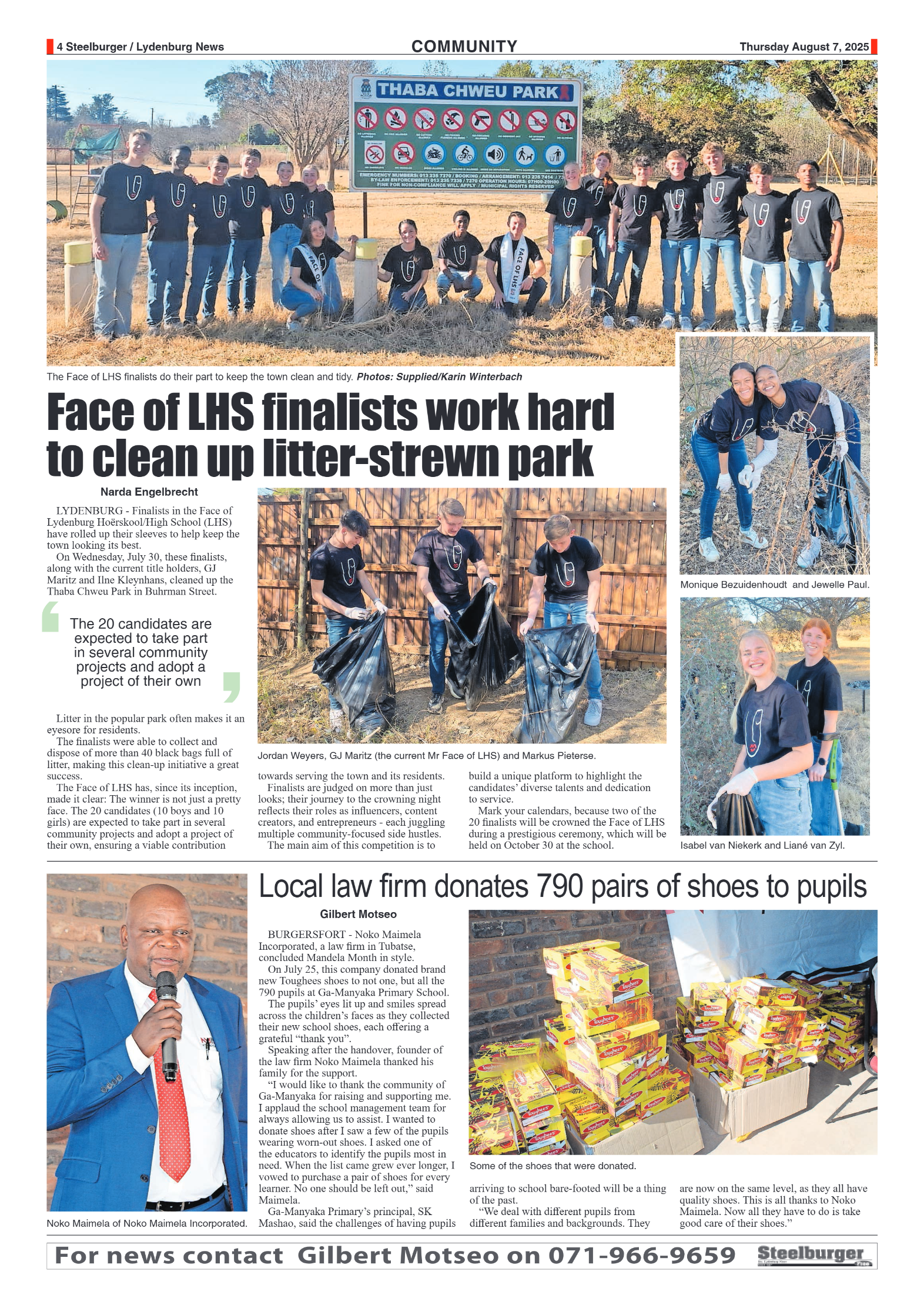 Steelburger News 7 August 2025 page 4