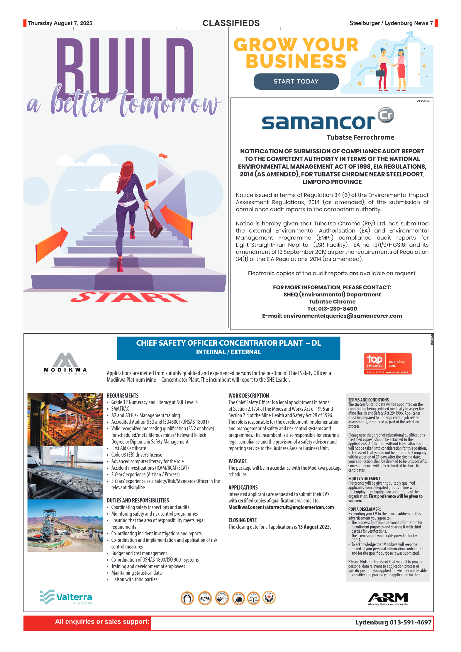 Steelburger News 7 August 2025 page 7