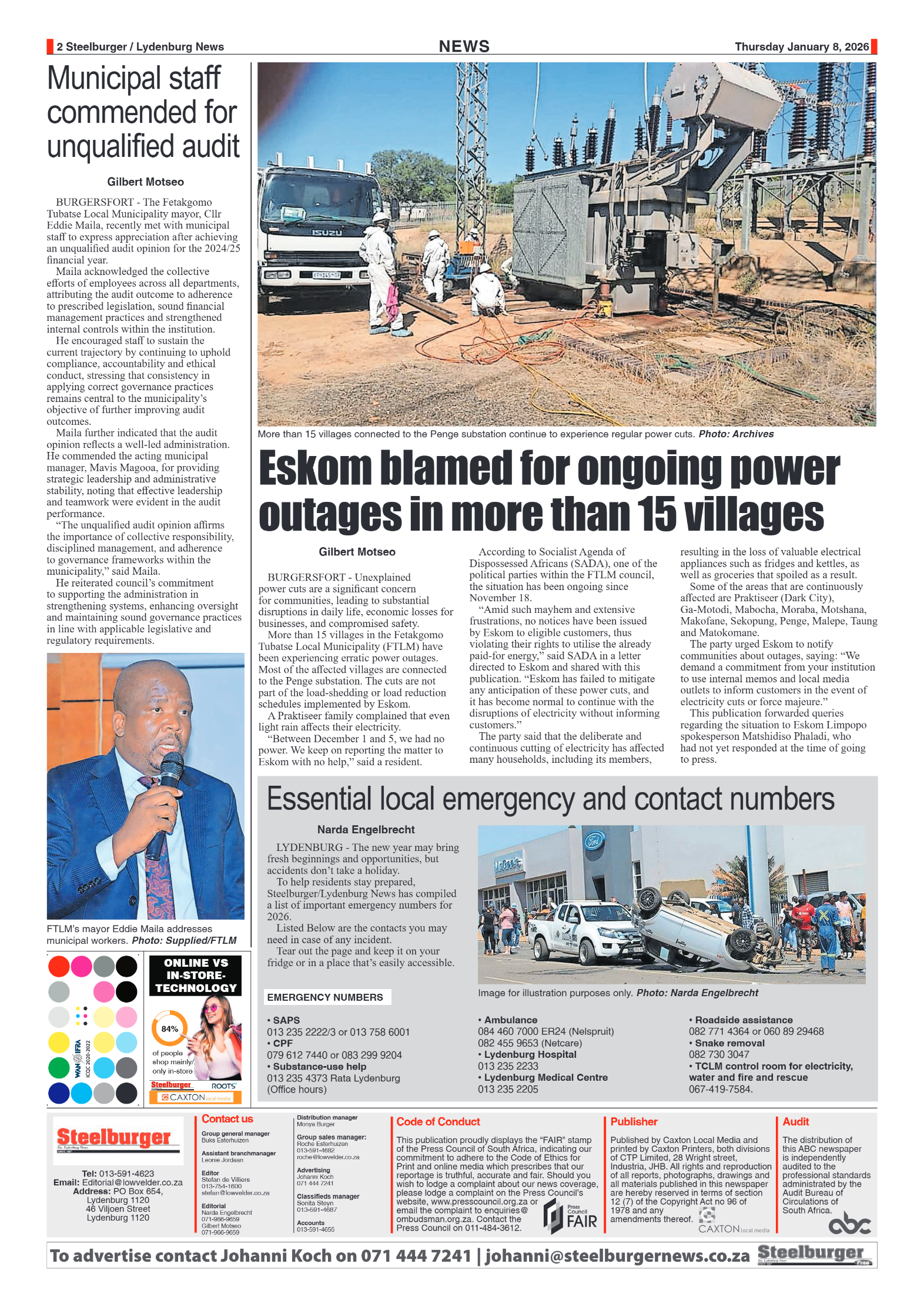 Steelburger News 08 January 2026 page 2