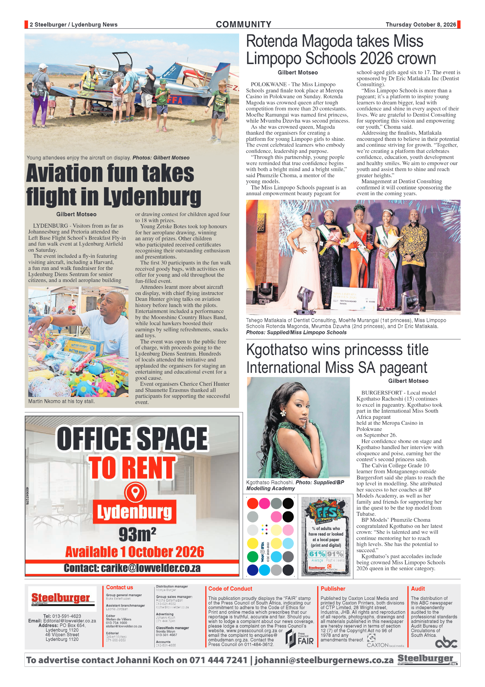 Steelburger News 08 October 2026 page 2