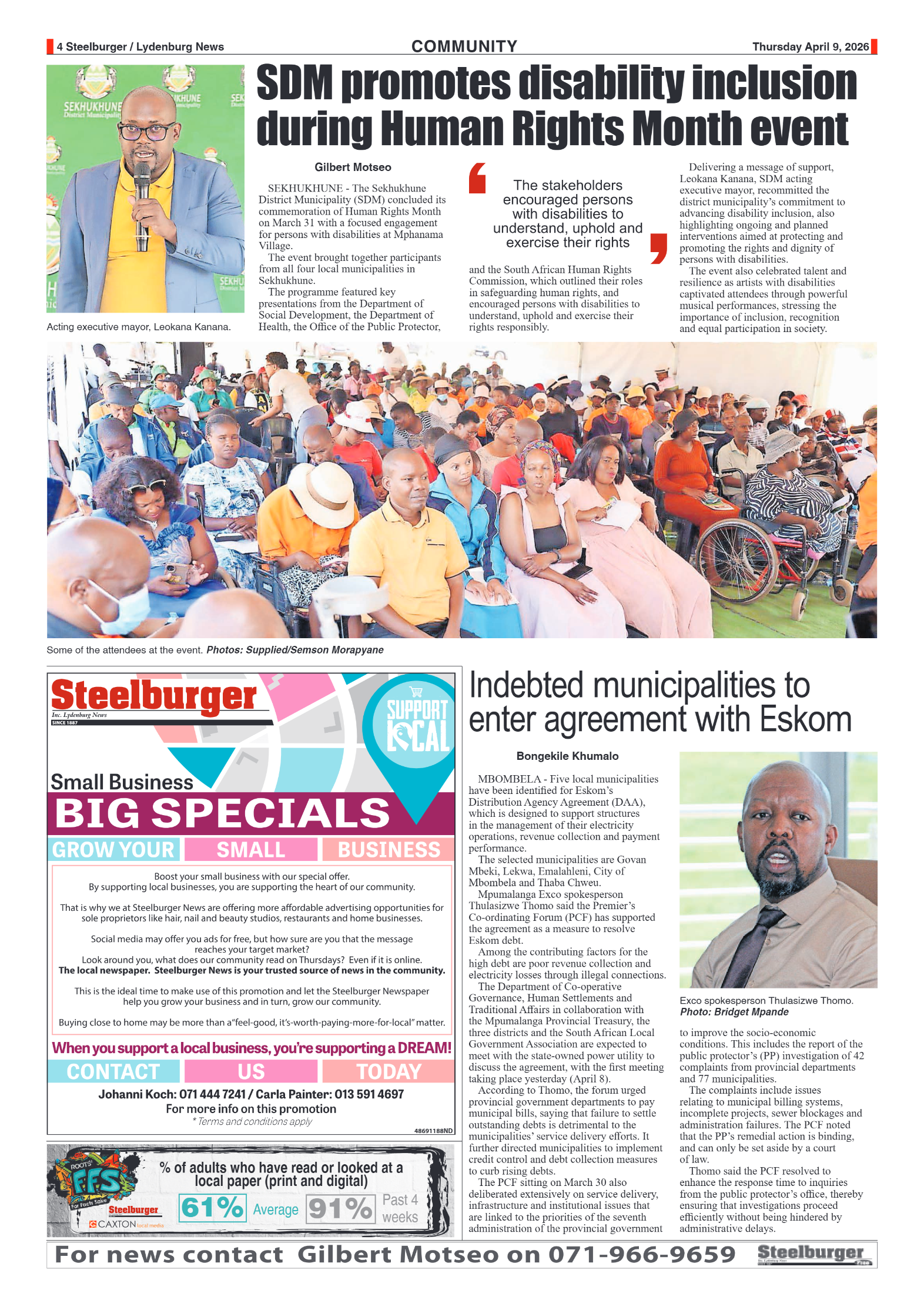 Steelburger News 09 April 2026 page 4