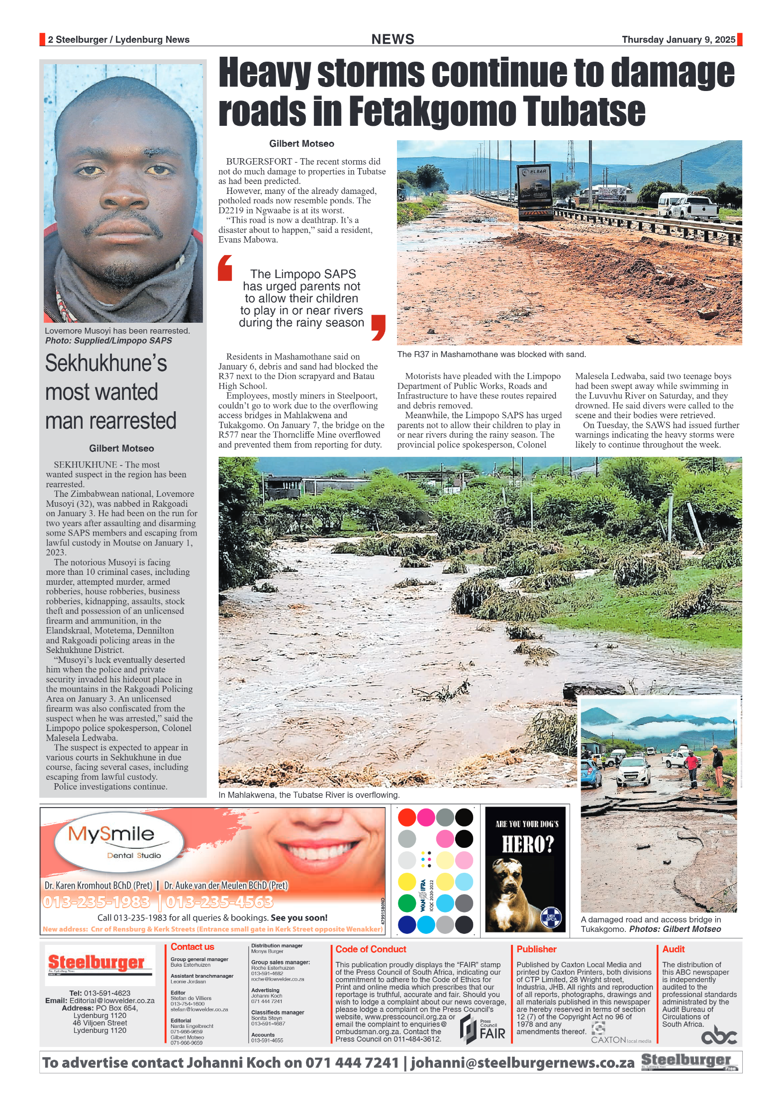 Steelburger News 09 January 2025 page 2