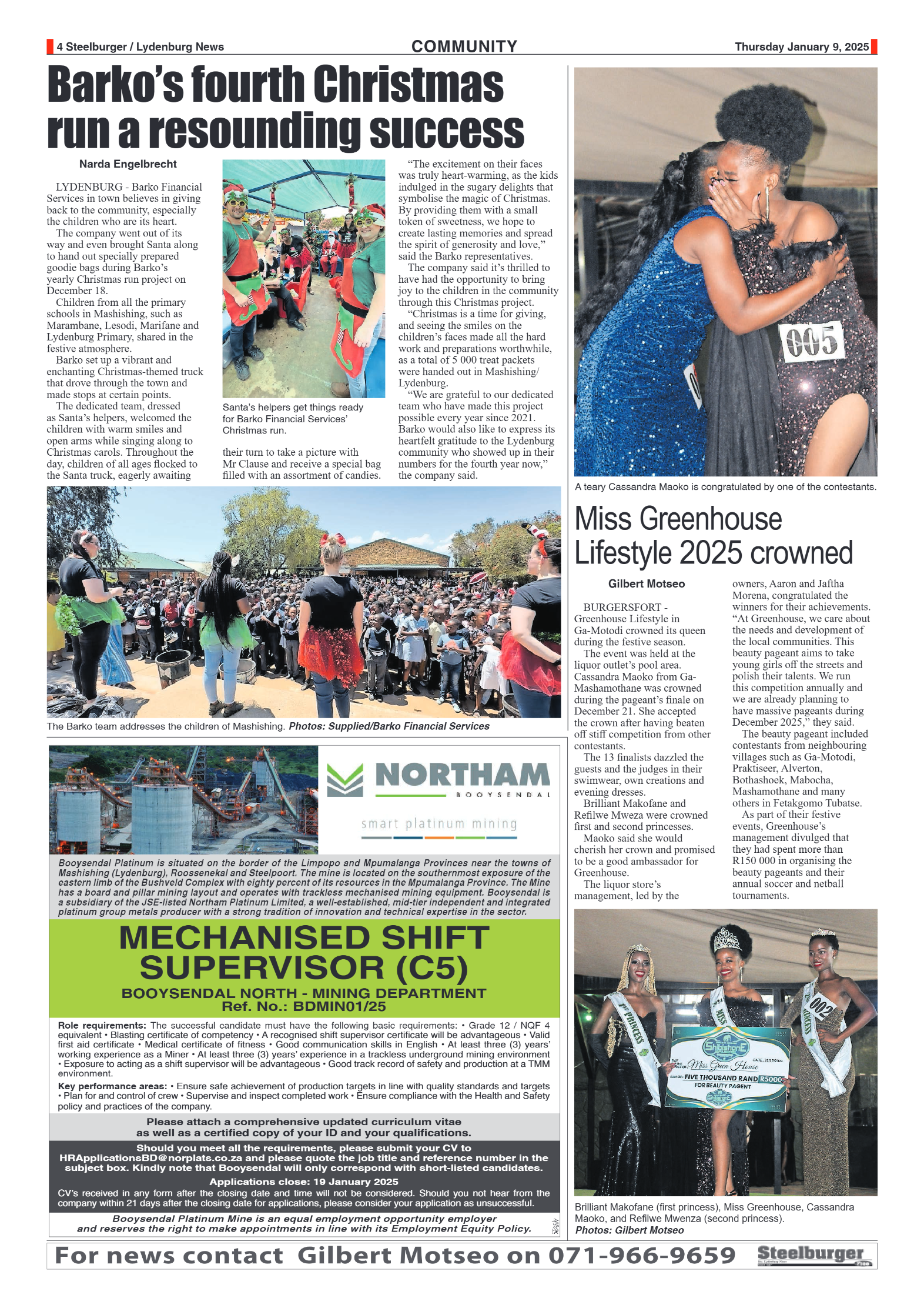 Steelburger News 09 January 2025 page 4