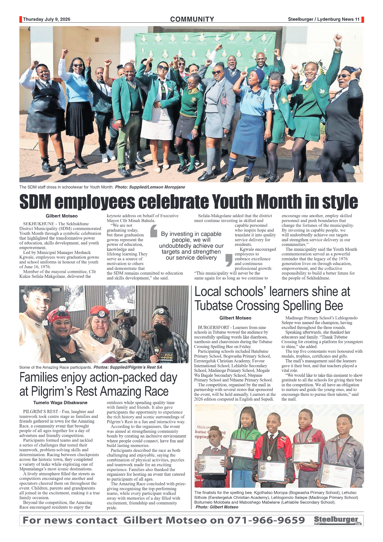 Steelburger News 9 July 2026 page 11