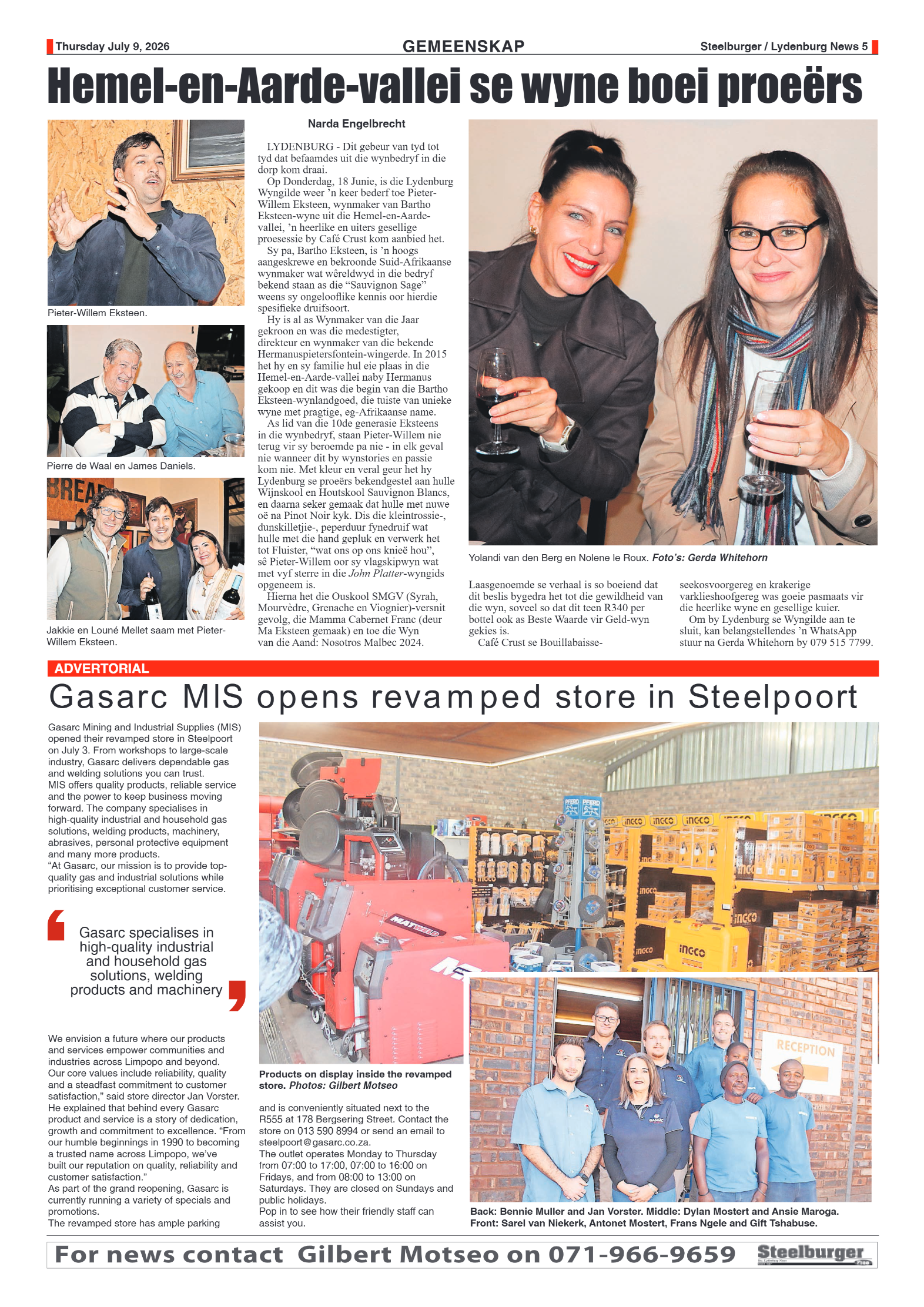 Steelburger News 9 July 2026 page 5