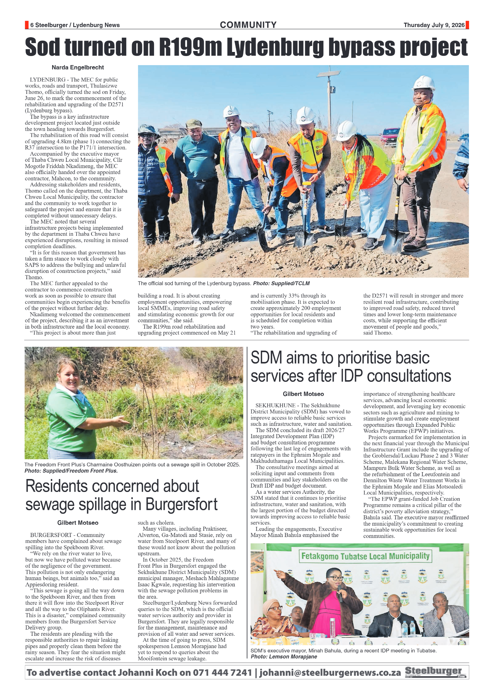 Steelburger News 9 July 2026 page 6