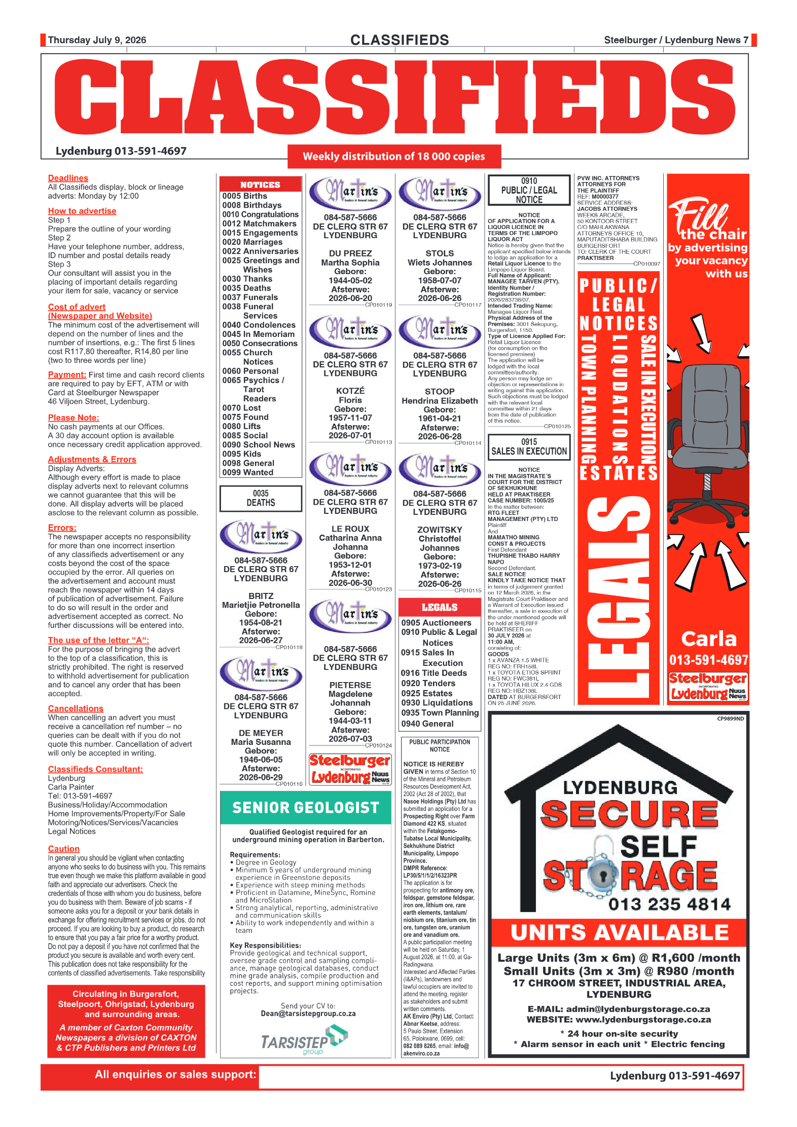 Steelburger News 9 July 2026 page 7