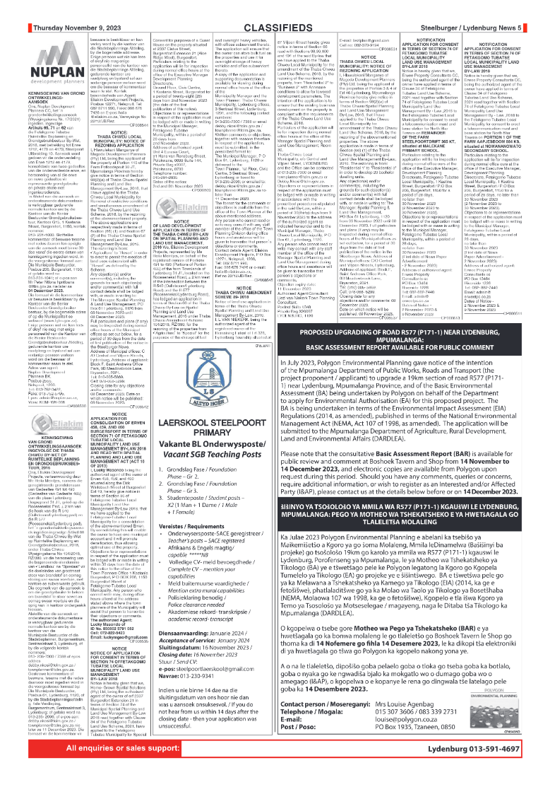 Steelburger News 09 November 2023 page 5