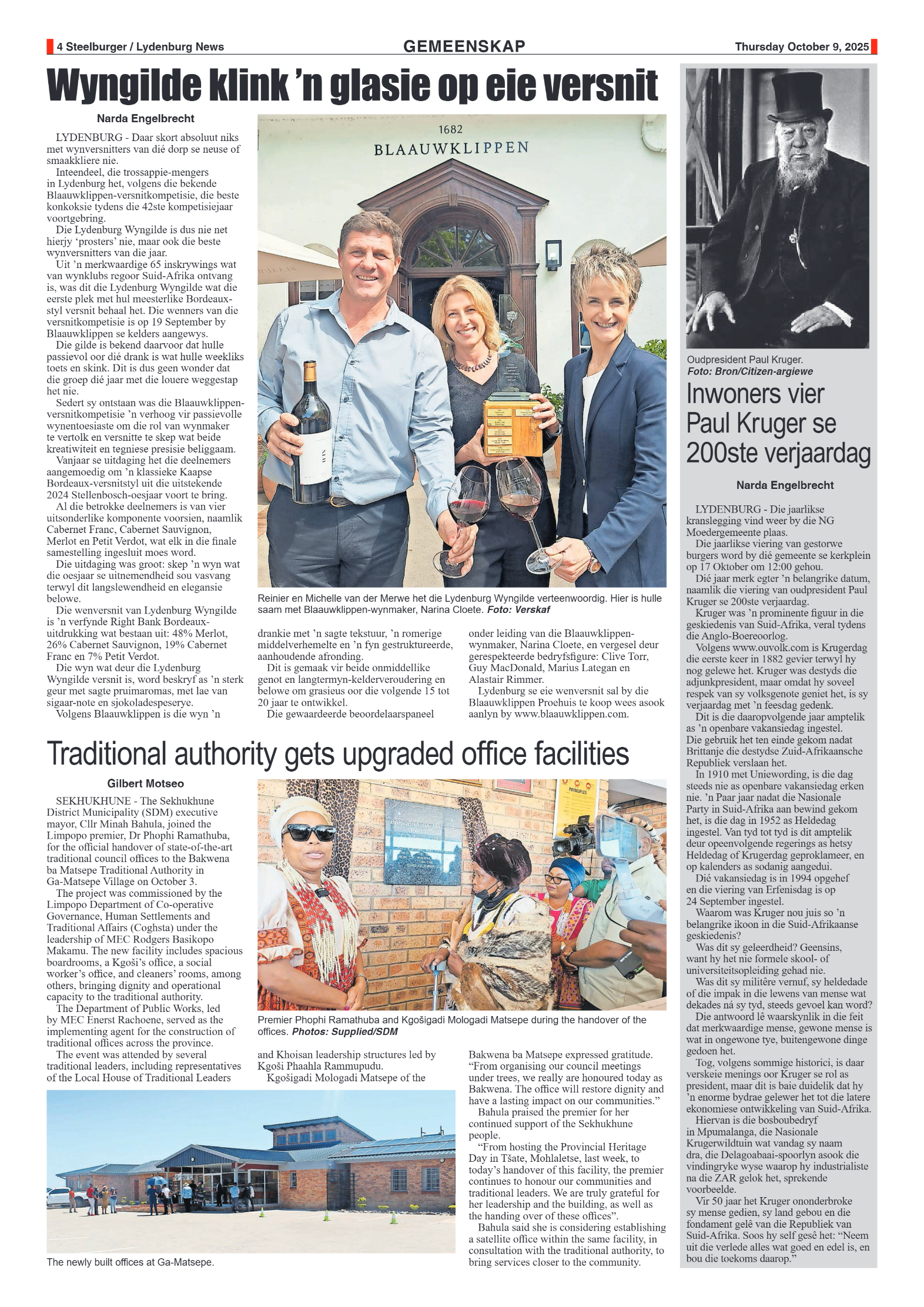 Steelburger News 09 October 2025 page 4