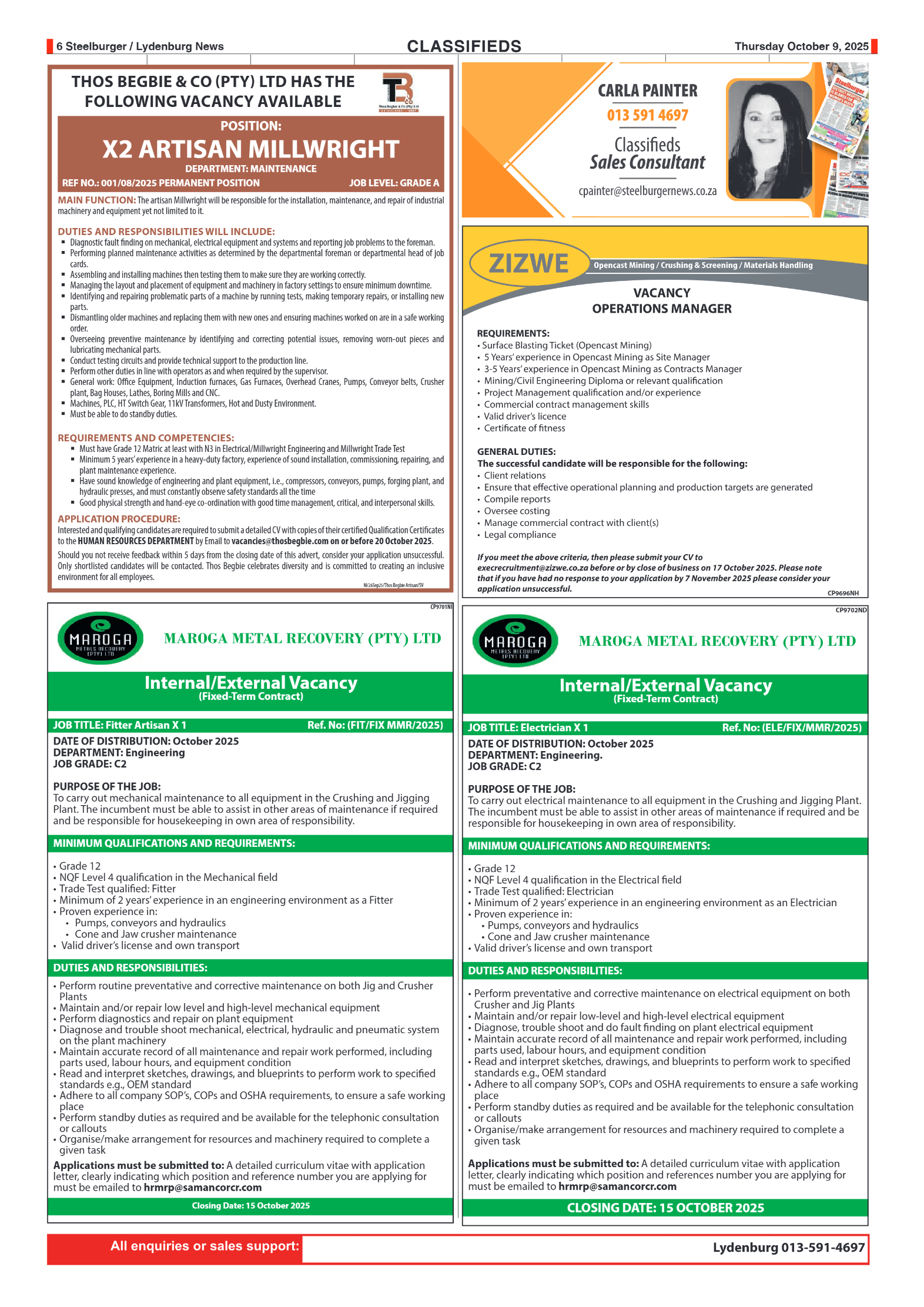 Steelburger News 09 October 2025 page 6