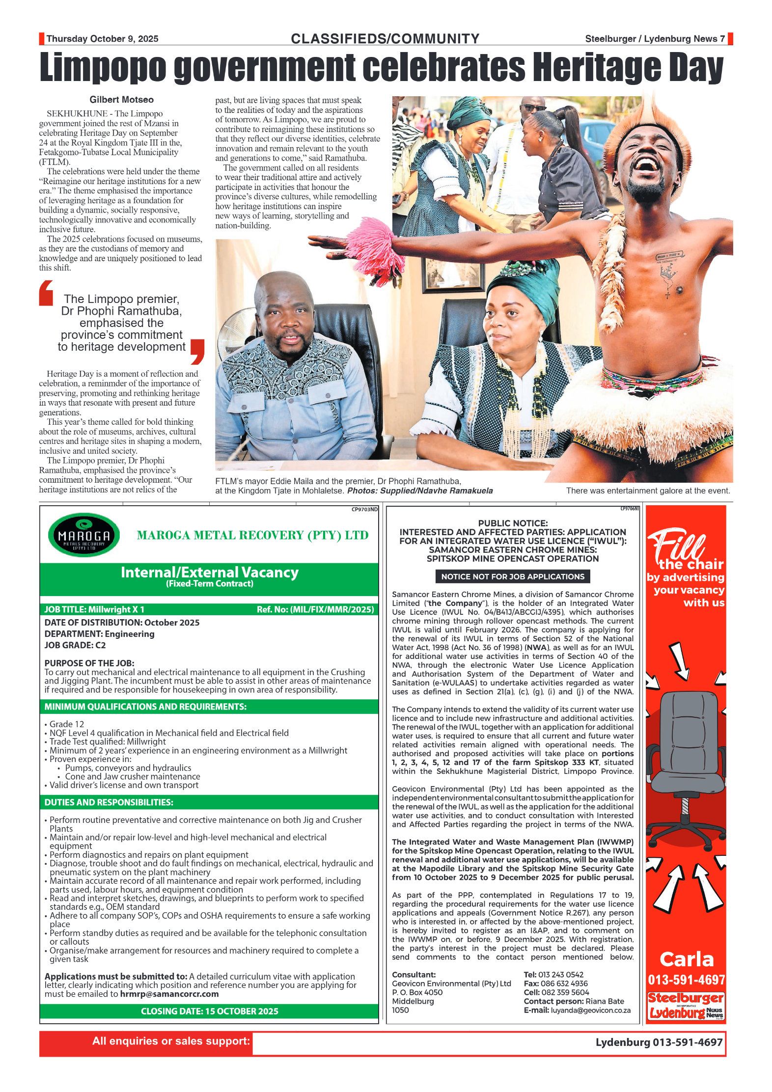 Steelburger News 09 October 2025 page 7