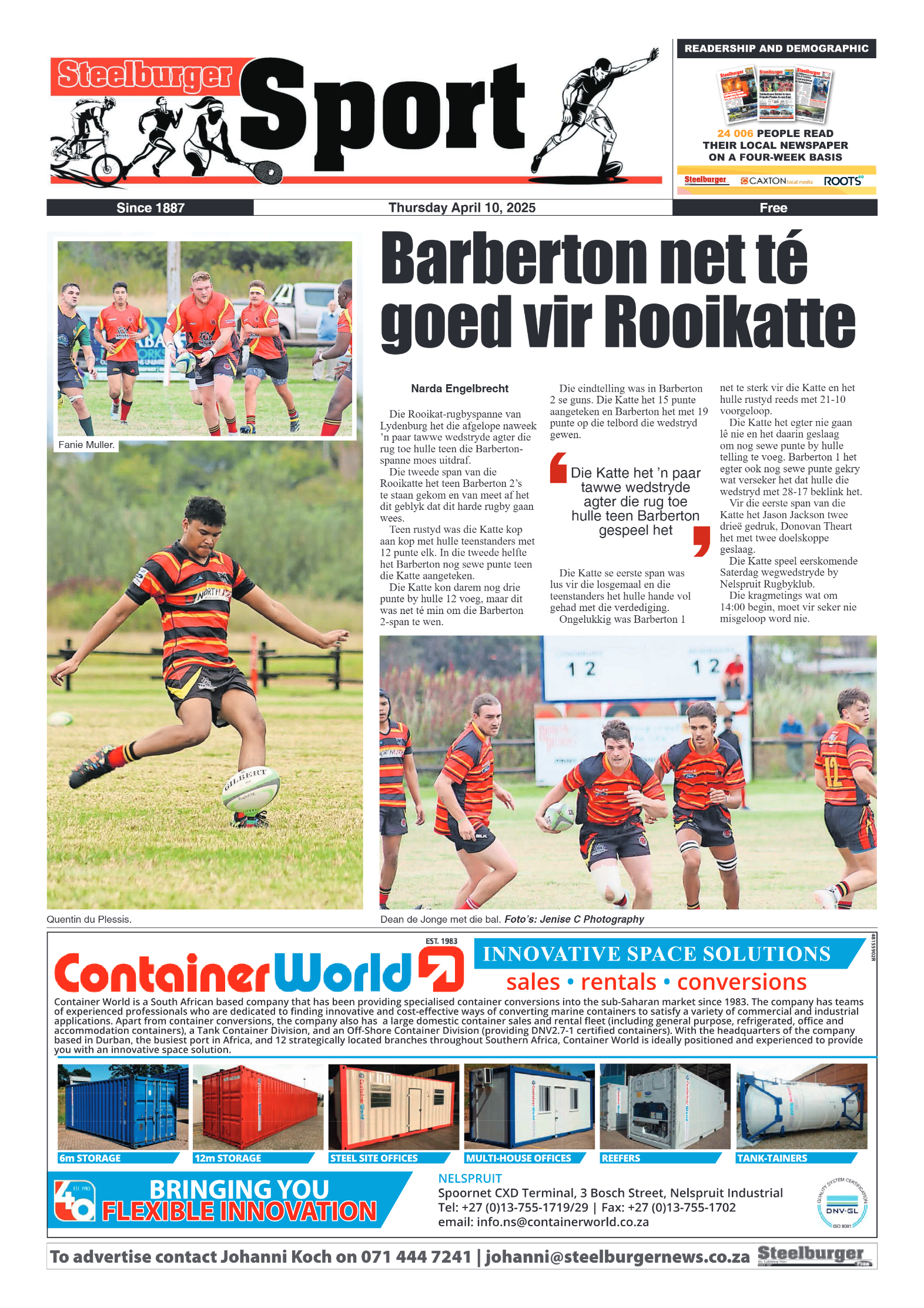 Steelburger News 09 April 2025 page 8