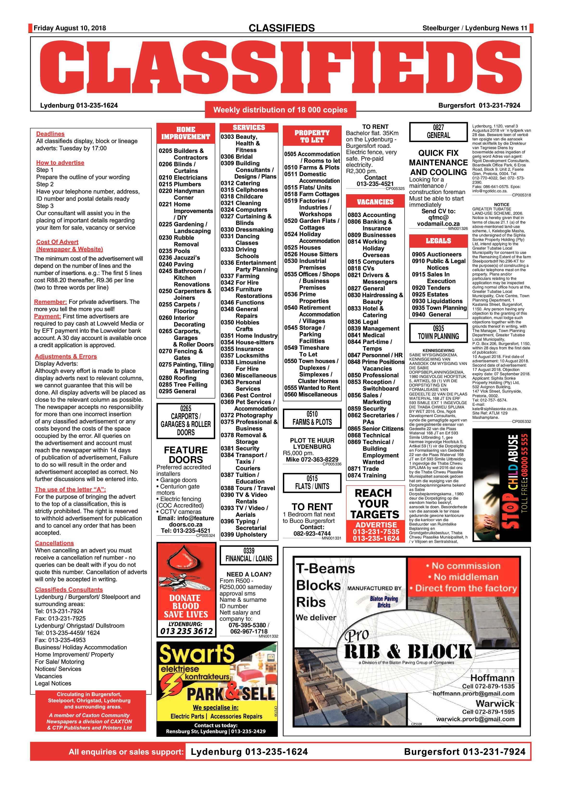 Steelburger News 10 August 2018 page 11