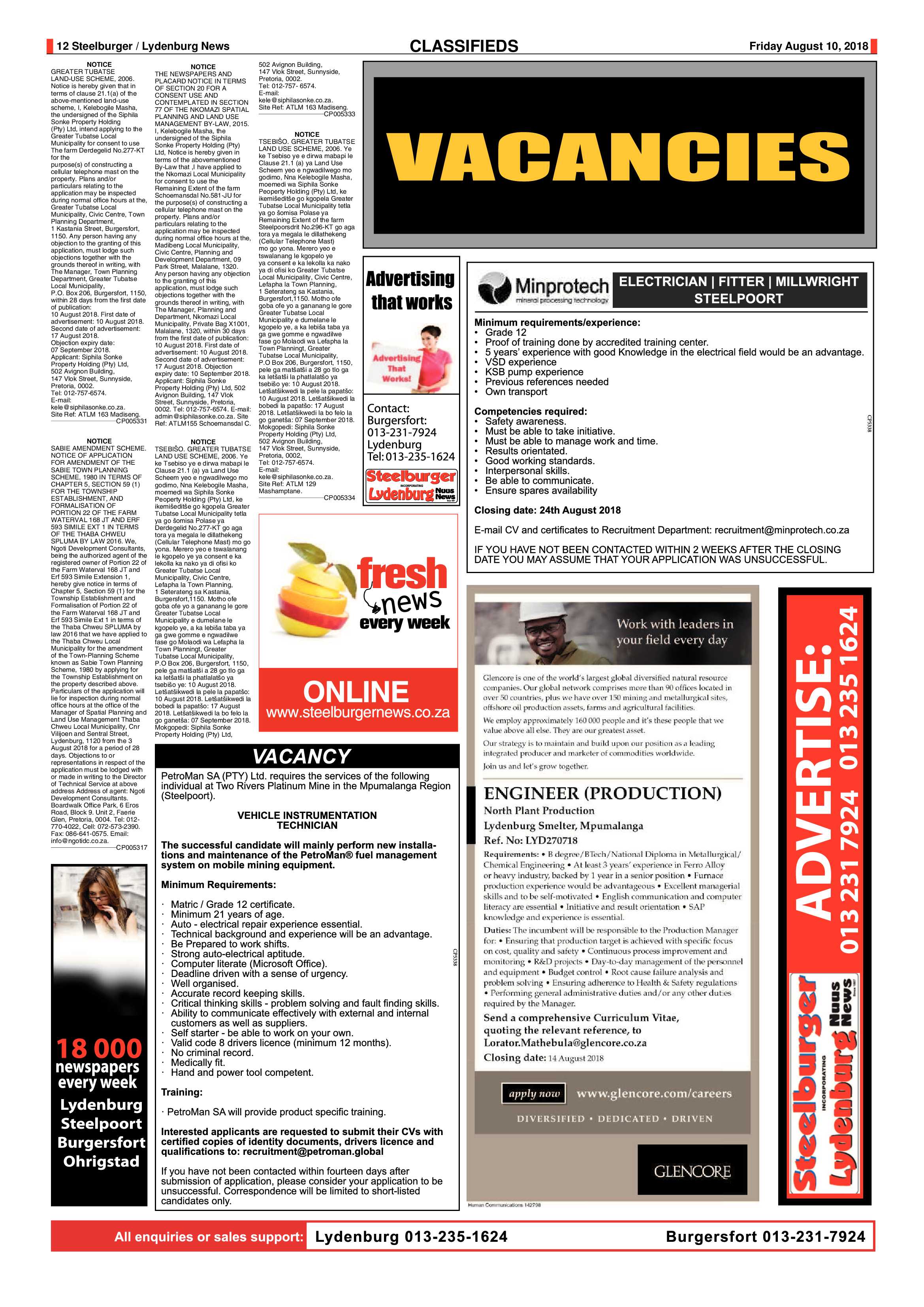 Steelburger News 10 August 2018 page 12