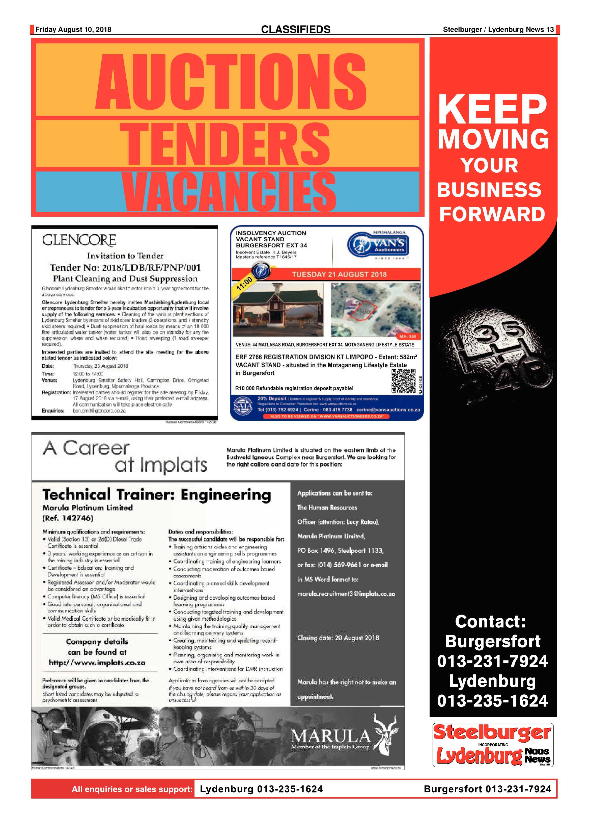 Steelburger News 10 August 2018 page 13