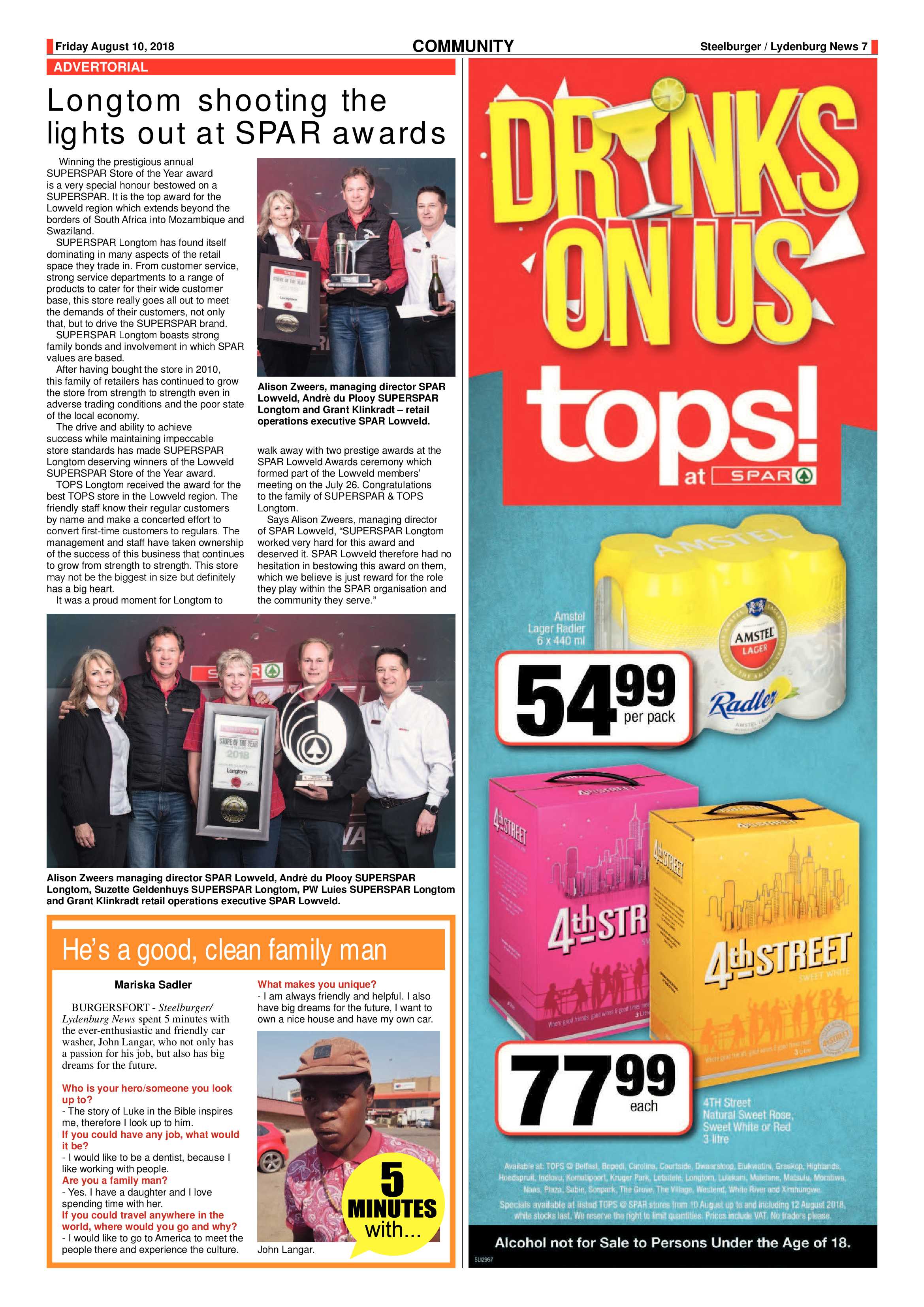 Steelburger News 10 August 2018 page 7