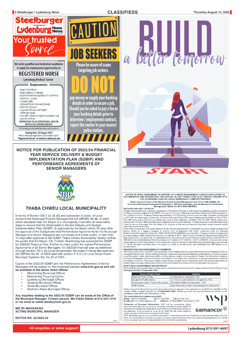 Steelburger News 10 August 2023 page 6