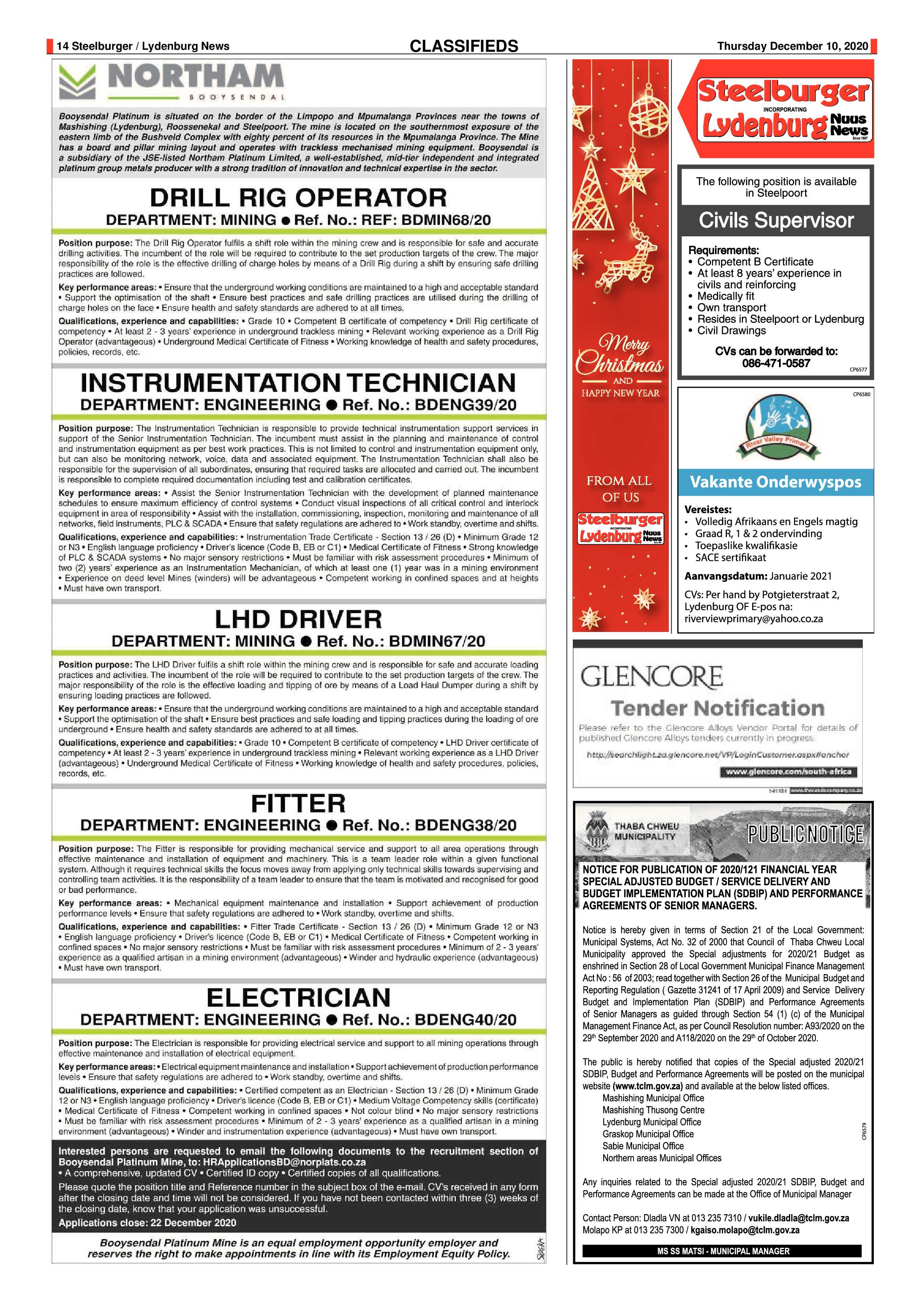 Steelburger News 10 December 2020 page 14