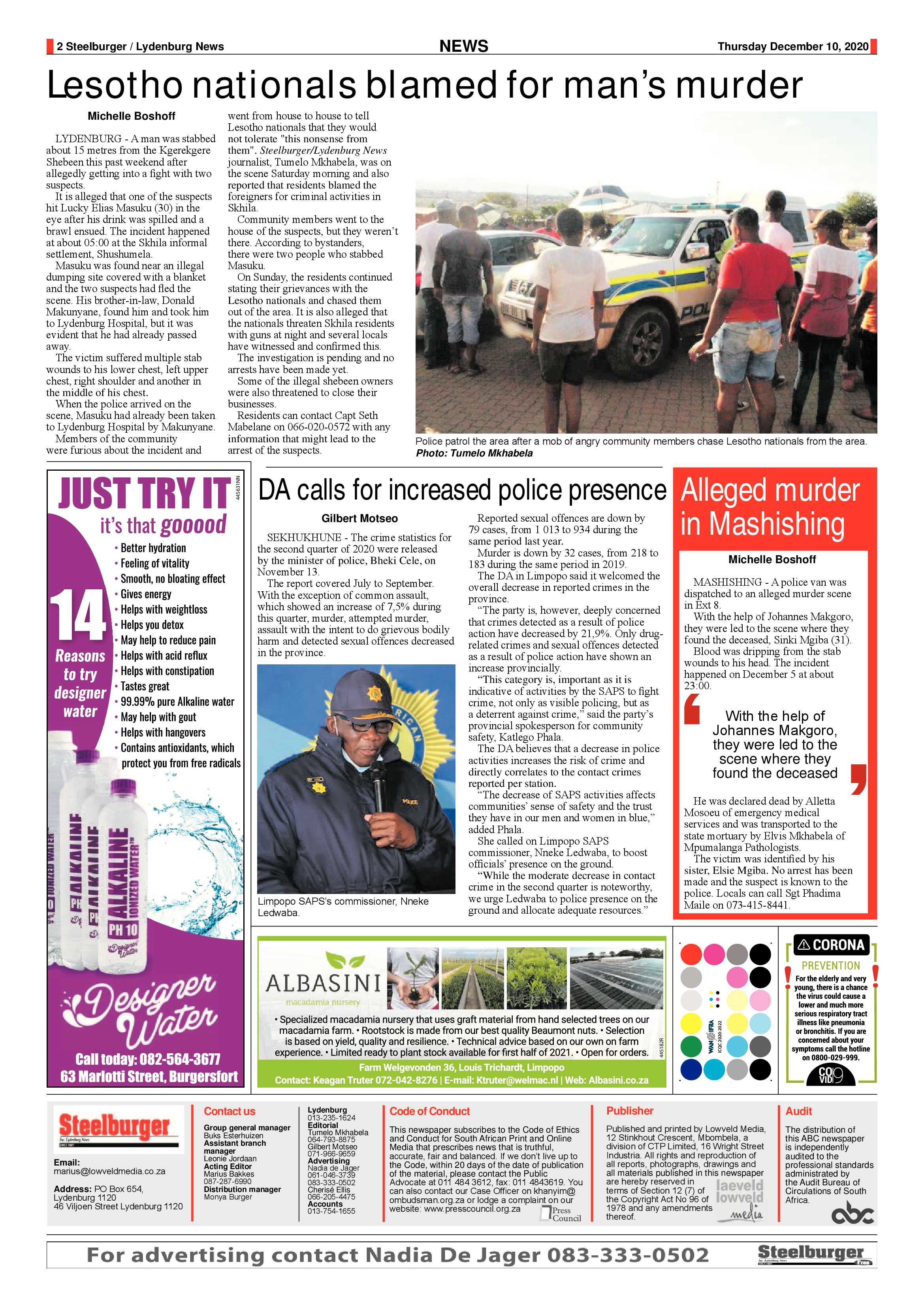 Steelburger News 10 December 2020 page 2