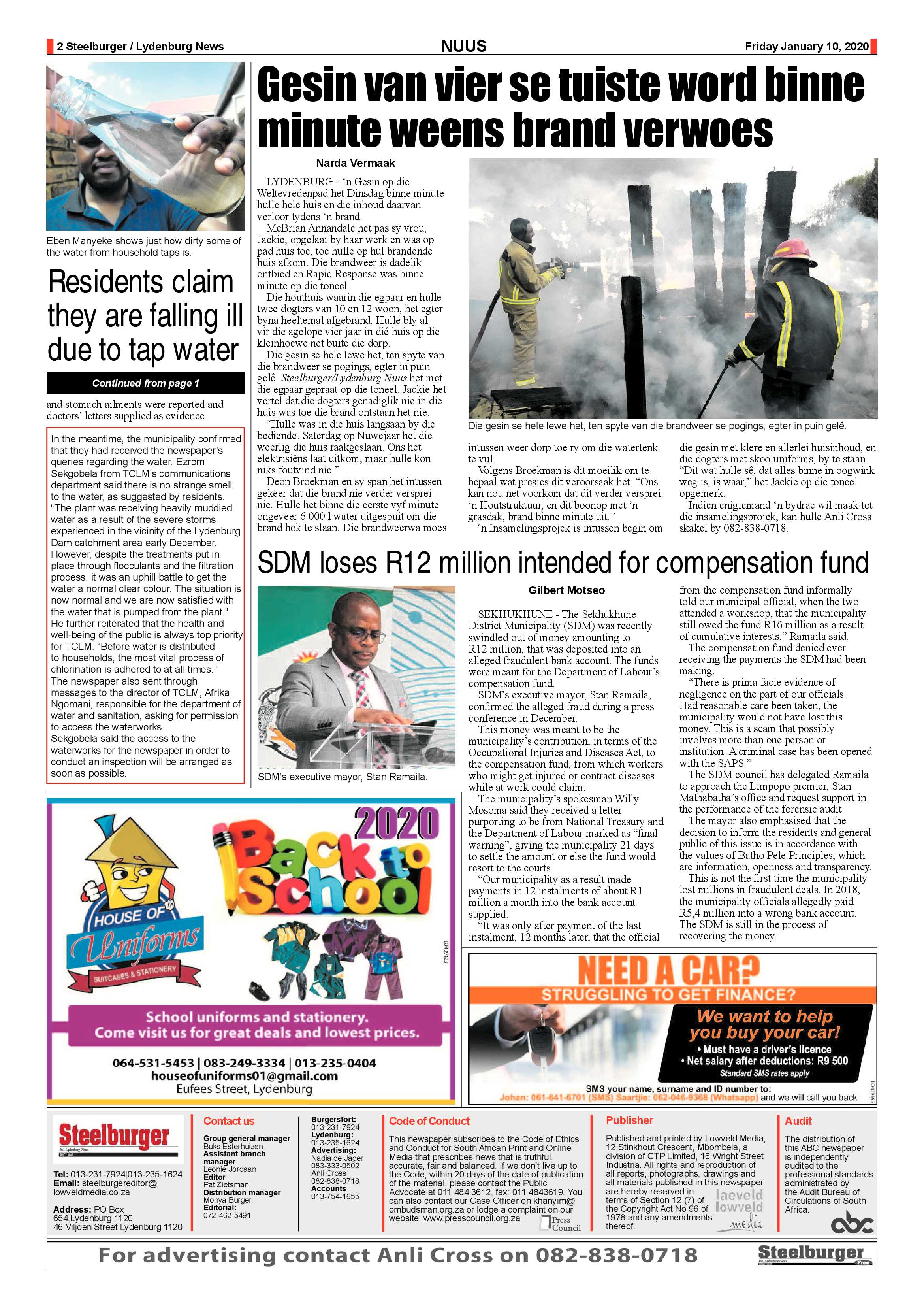Steelburger News 10 January 2020 page 2