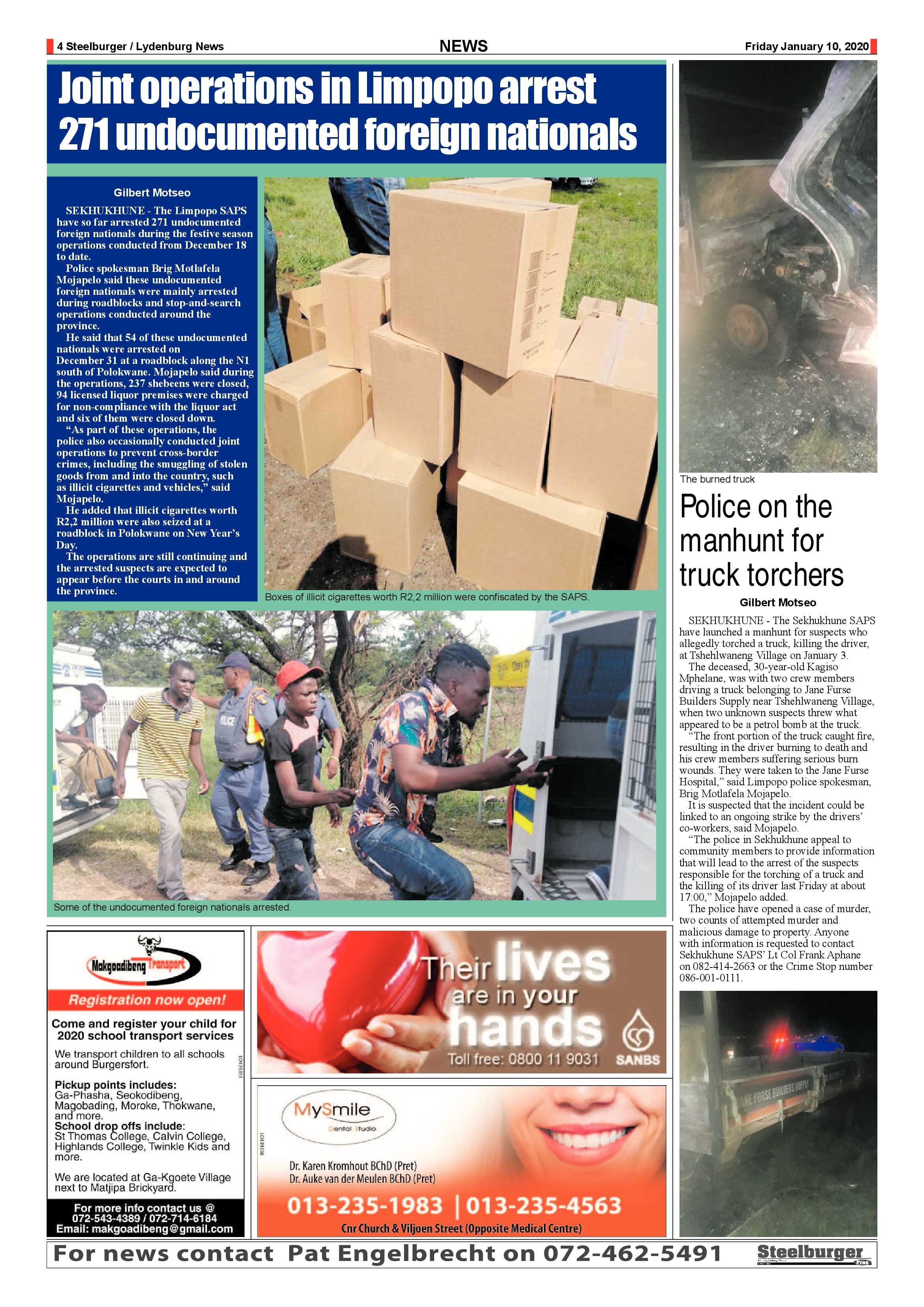 Steelburger News 10 January 2020 page 4