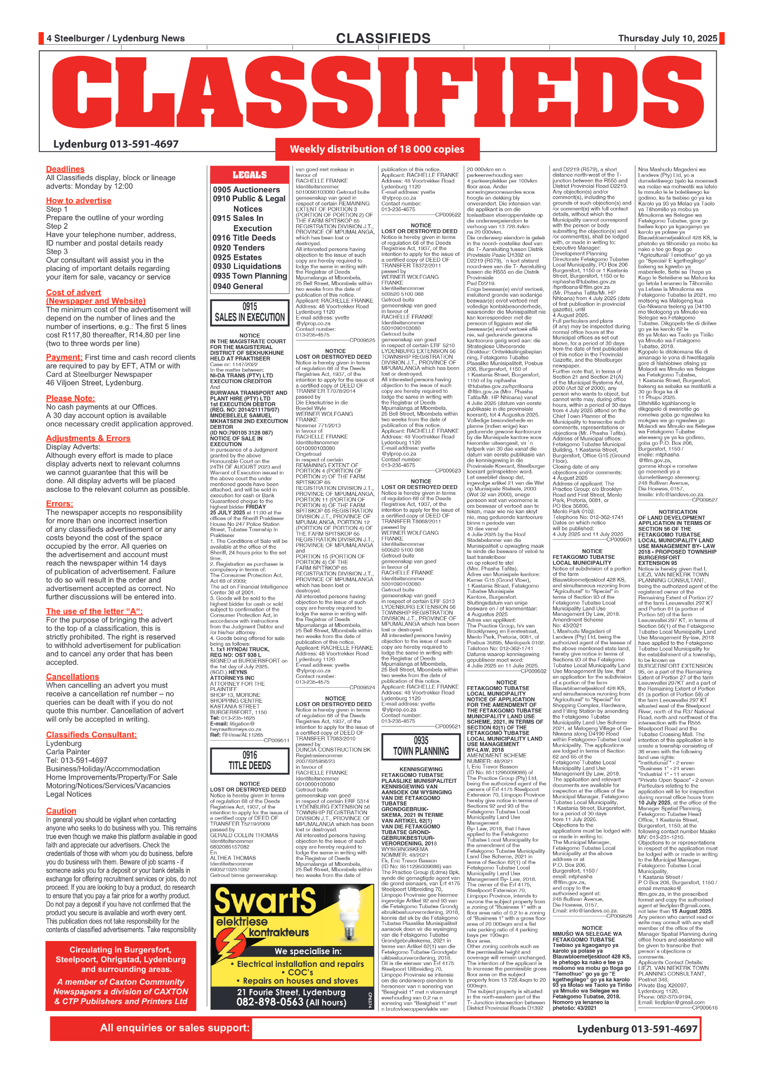 Steelburger News 10 July 2025 page 4