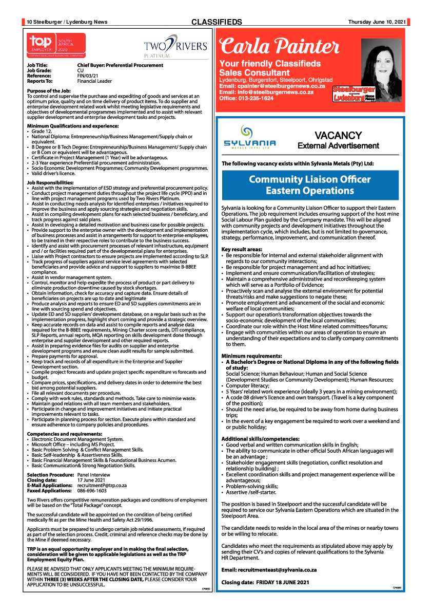 Steelburger News 10 June 2021 page 10