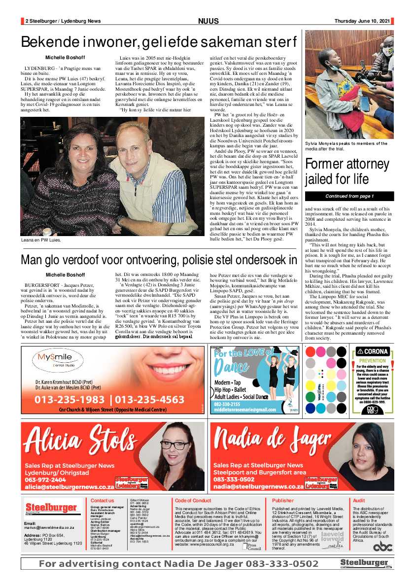 Steelburger News 10 June 2021 page 2