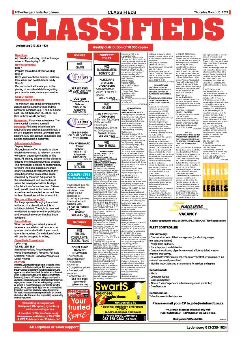 Steelburger News 10 March 2022 page 6