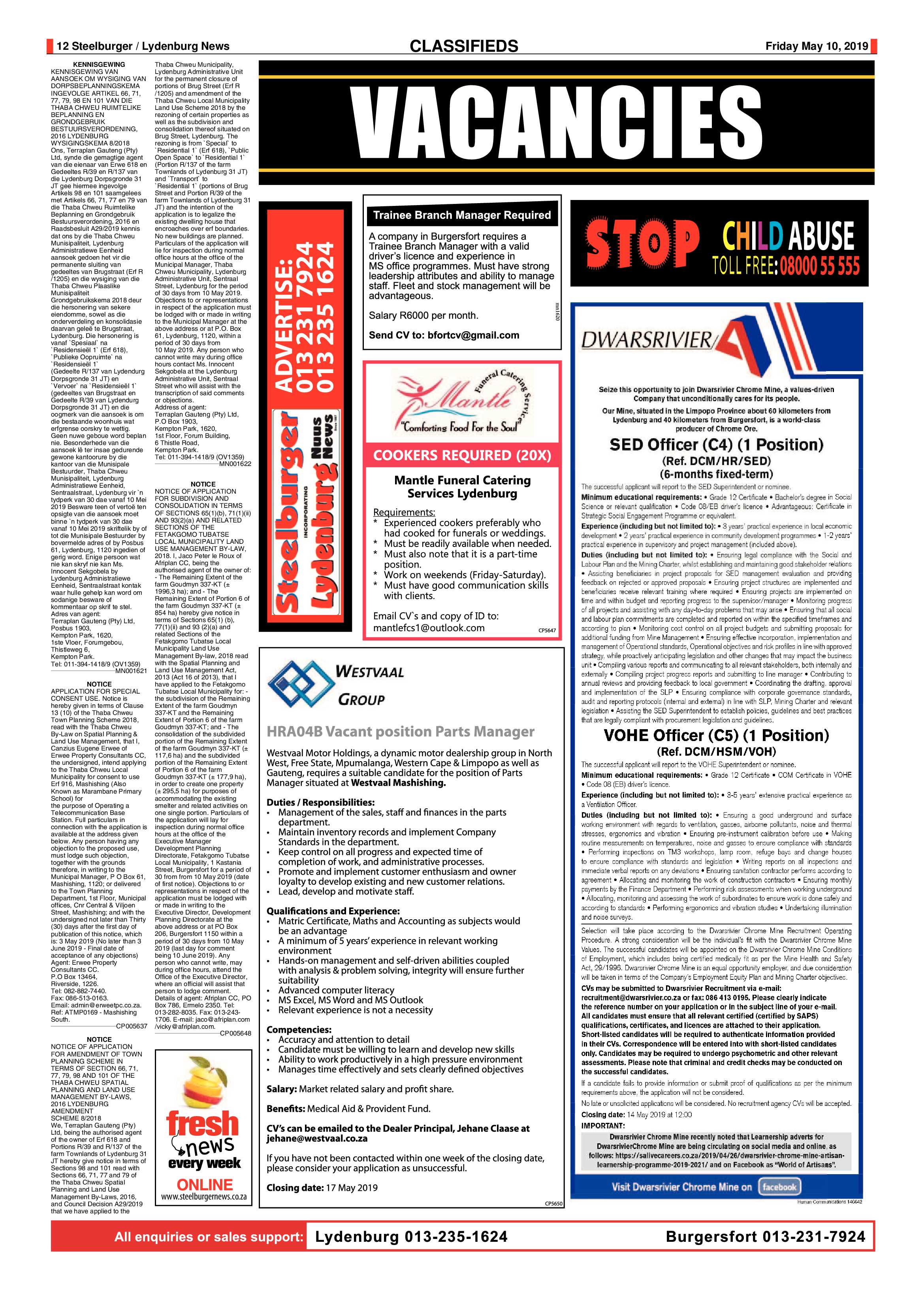 Steelburger News 10 May 2019 page 11