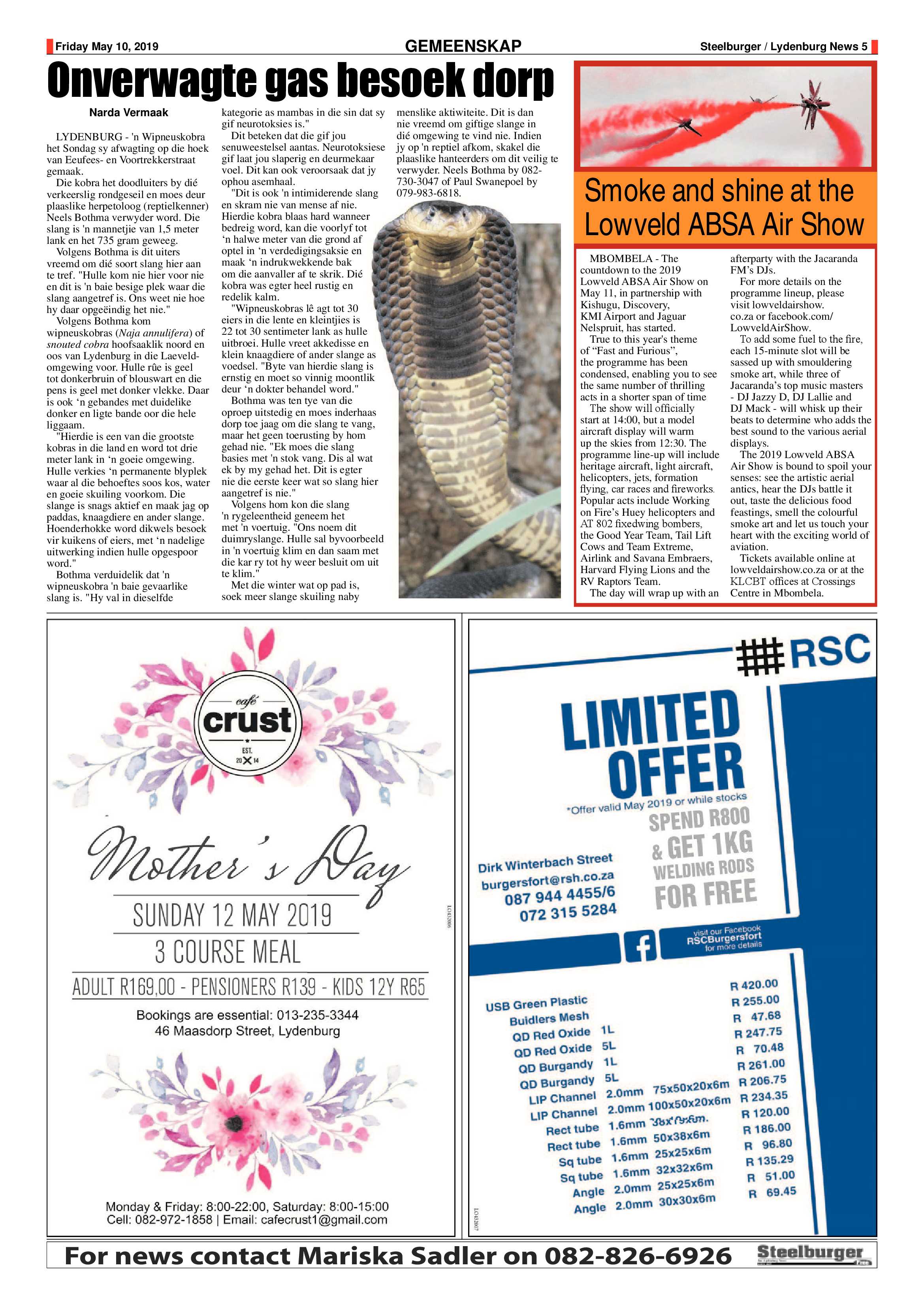 Steelburger News 10 May 2019 page 5