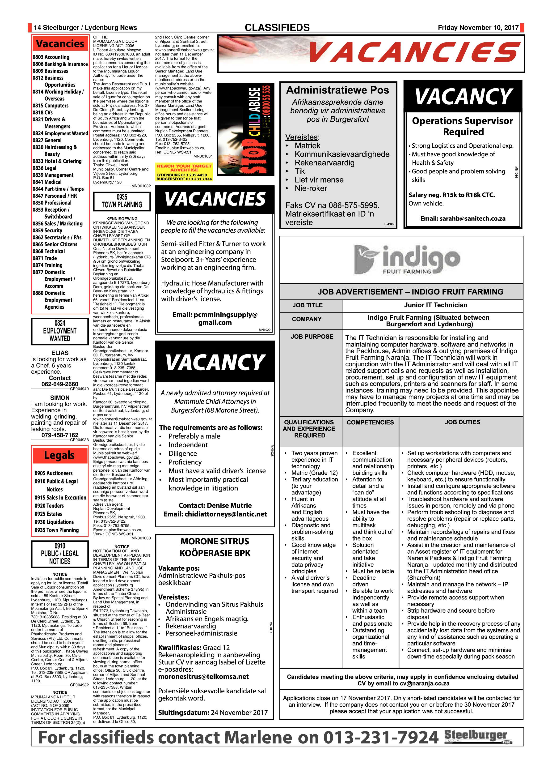Steelburger News 10 November 2017 page 14