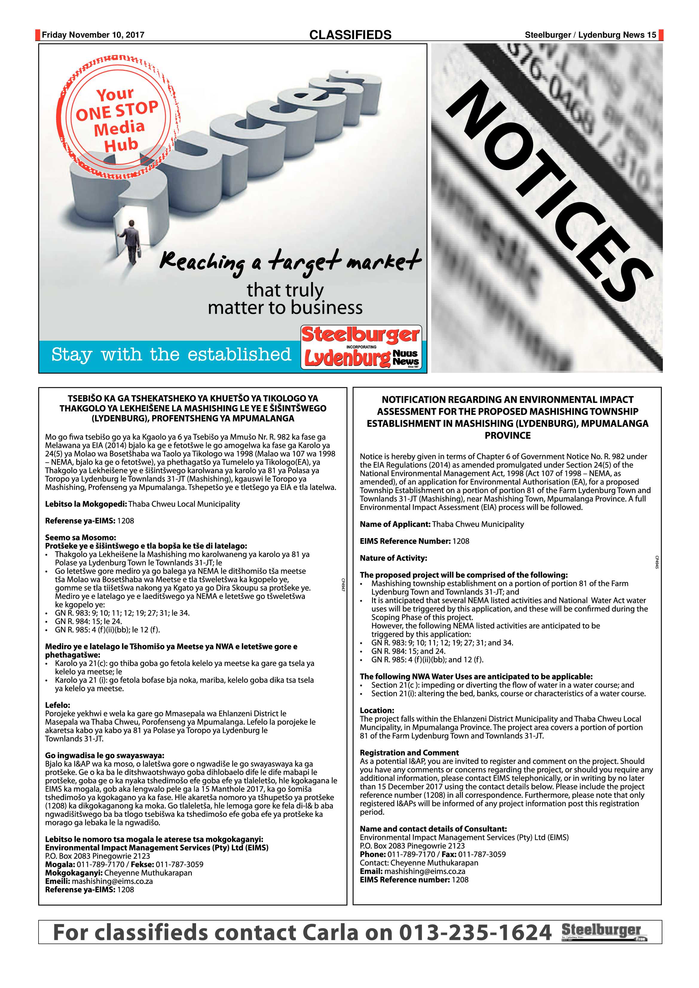 Steelburger News 10 November 2017 page 15