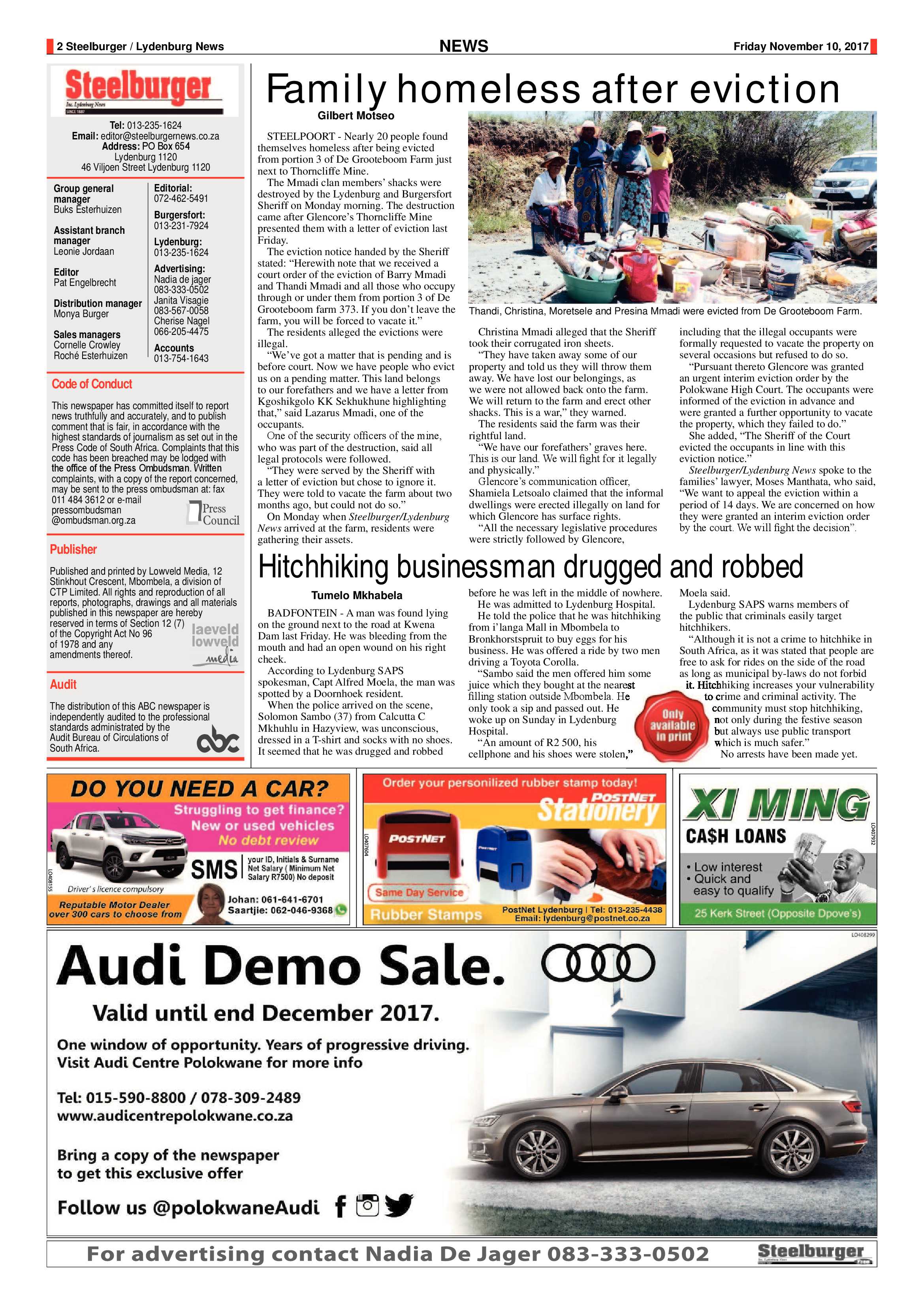 Steelburger News 10 November 2017 page 2