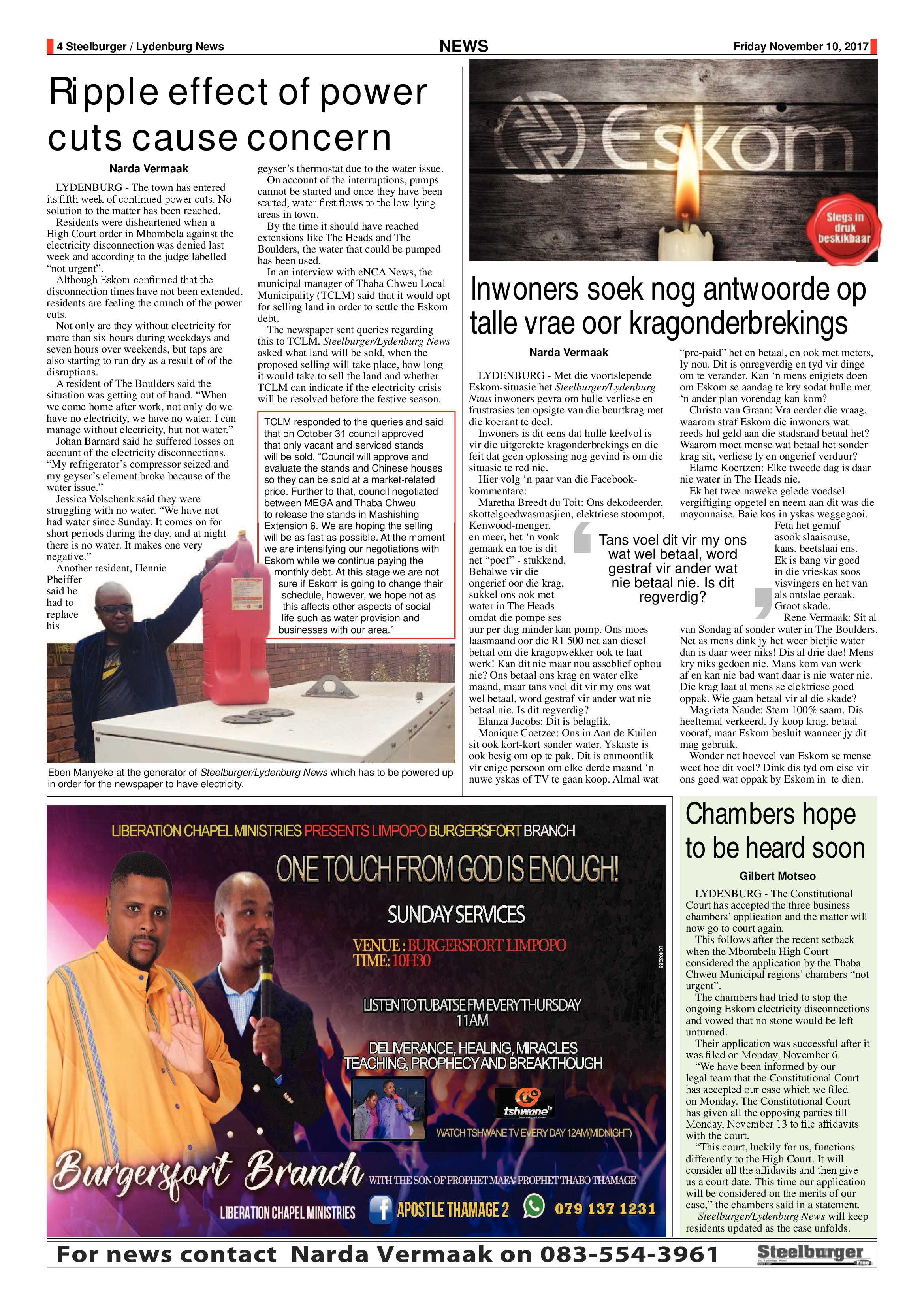 Steelburger News 10 November 2017 page 4