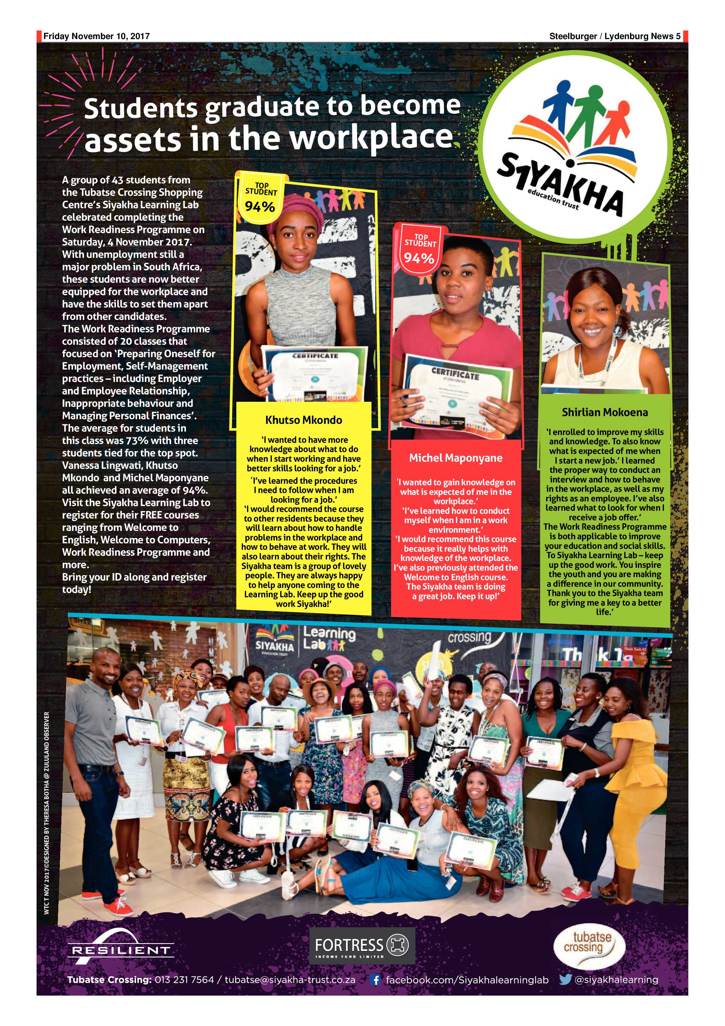 Steelburger News 10 November 2017 page 5
