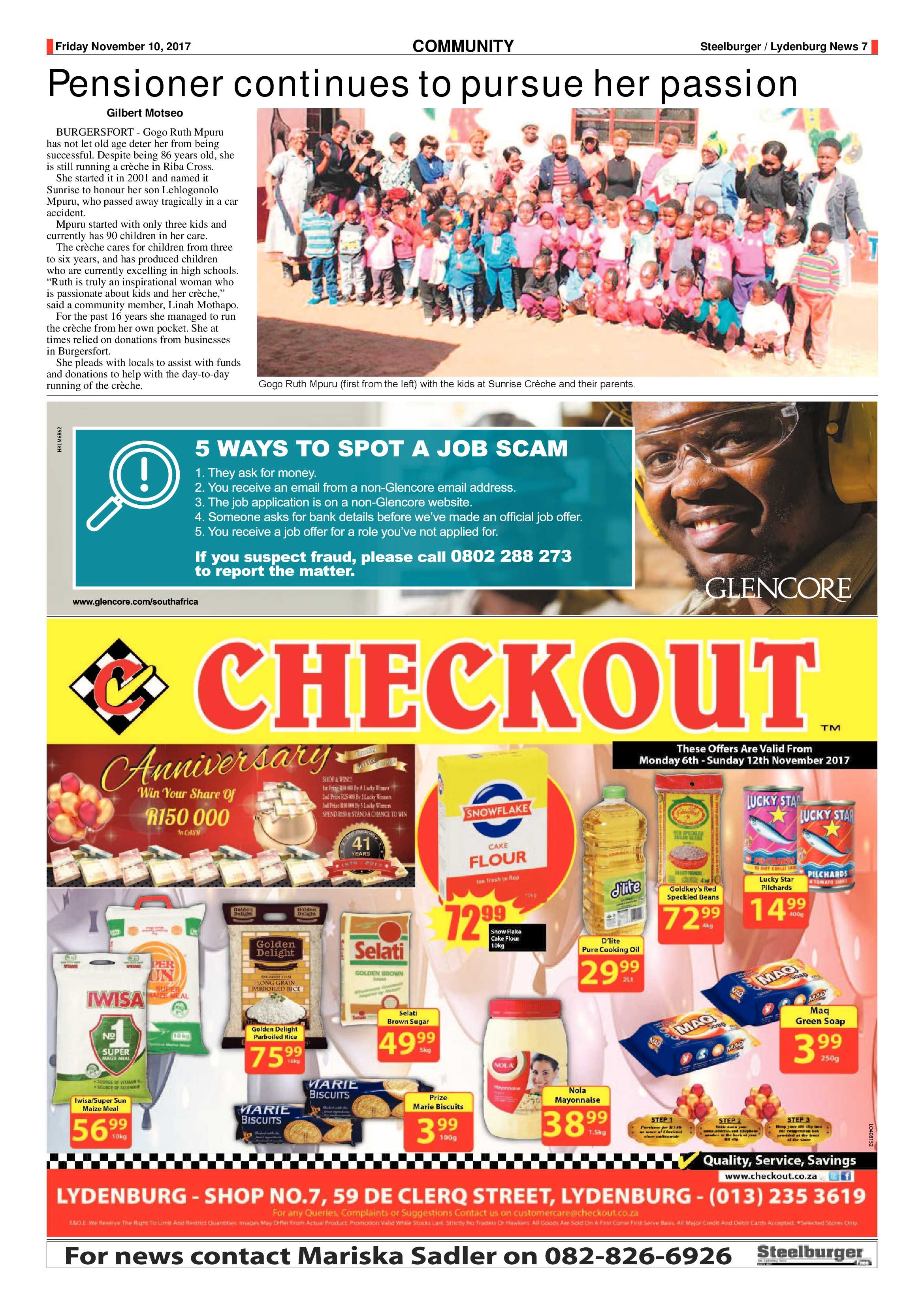 Steelburger News 10 November 2017 page 7