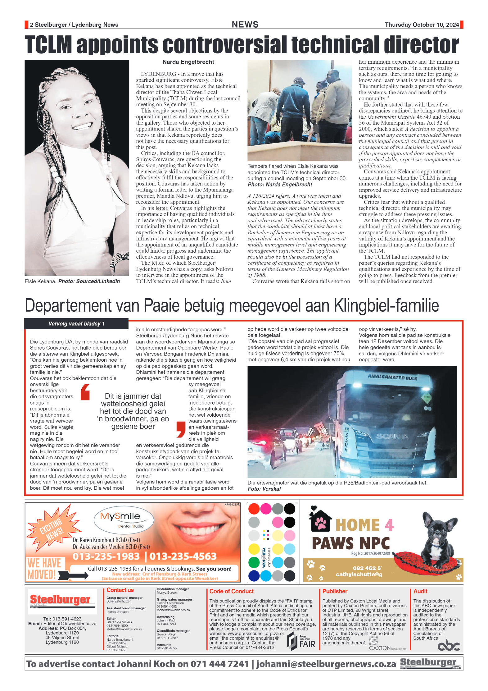 Steelburger News 10 October 2024 page 2