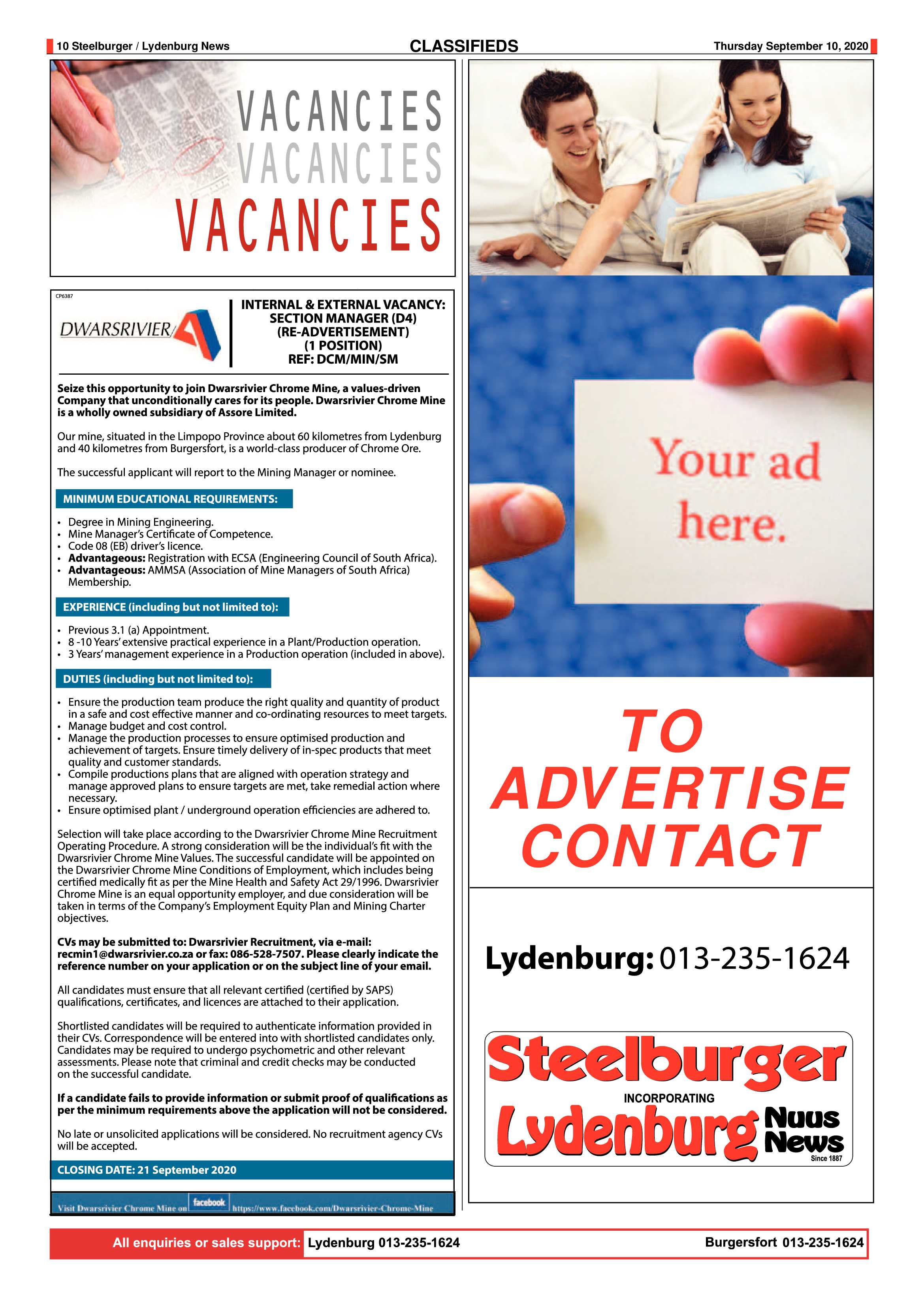 Steelburger News 10 September 2020 page 10