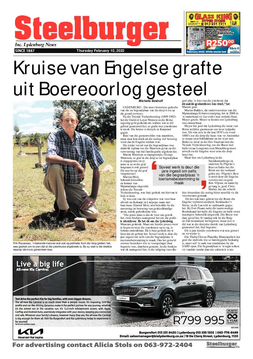 Steelburger News 10 February 2022 page 1