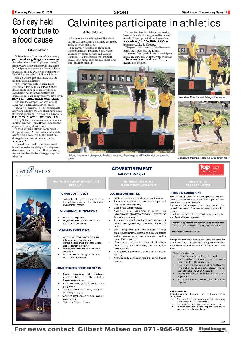 Steelburger News 10 February 2022 page 11