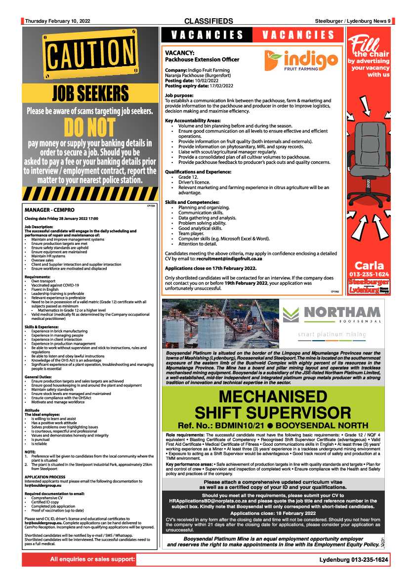 Steelburger News 10 February 2022 page 9