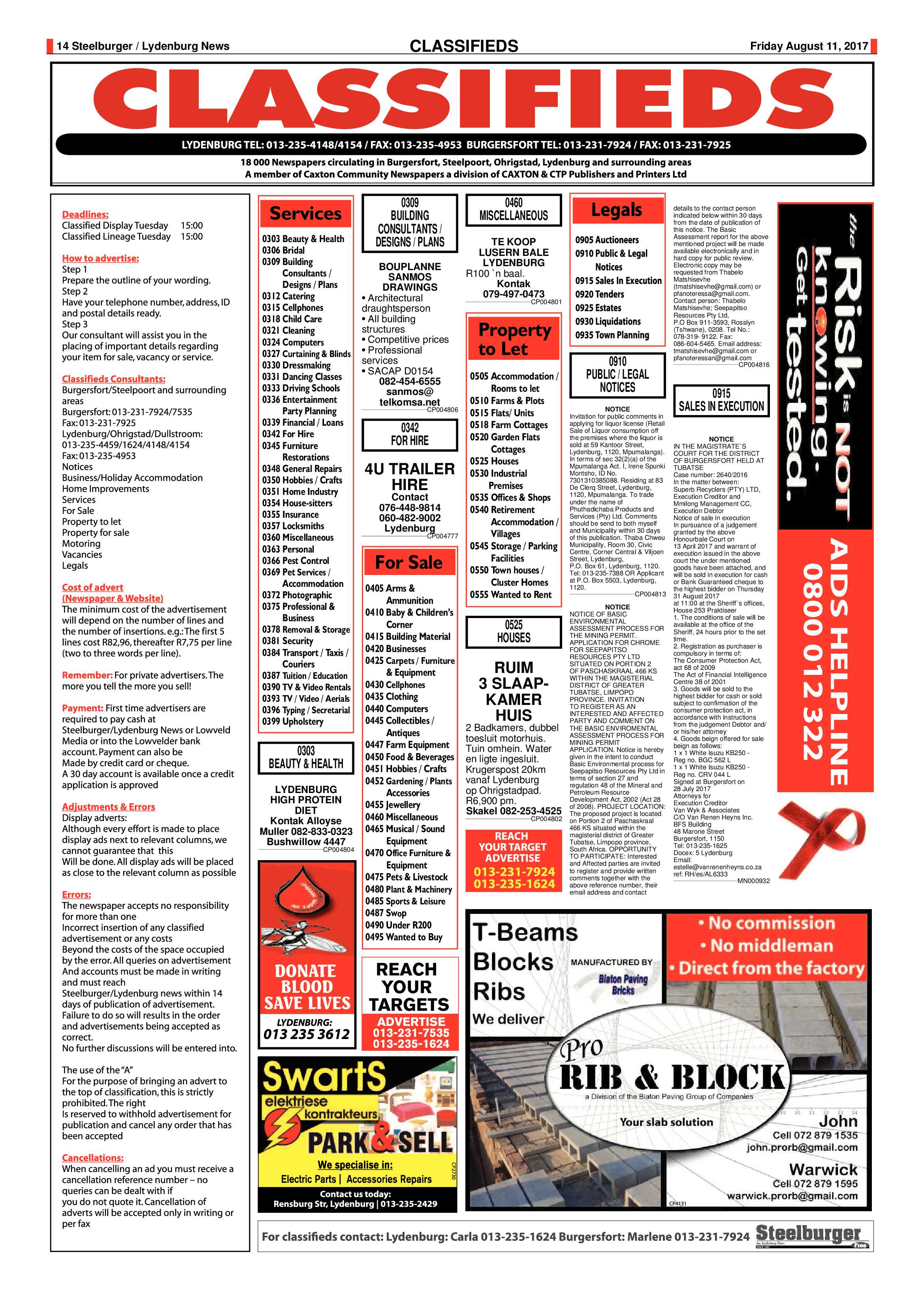 Steelburger News 11 August 2017 page 14