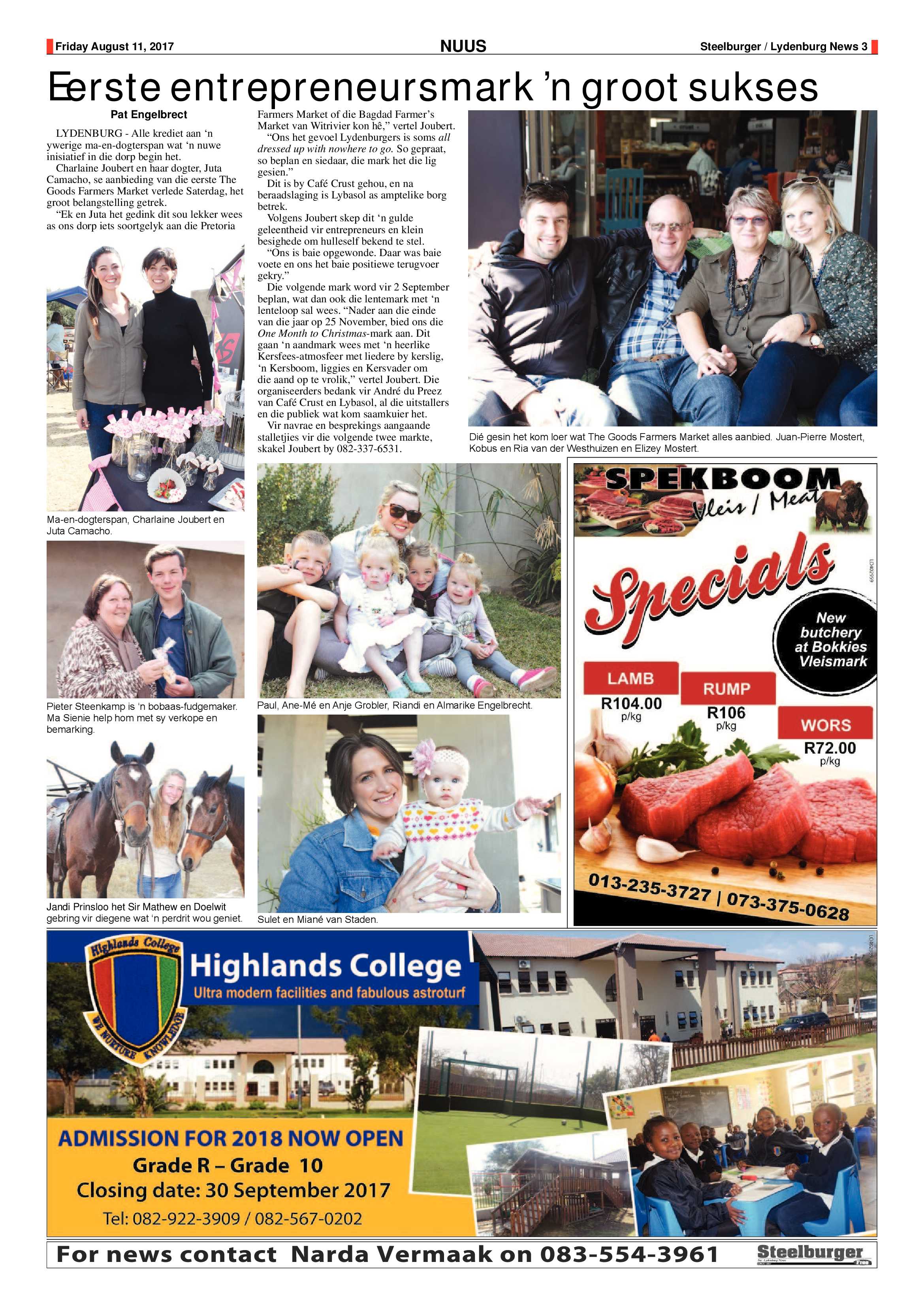 Steelburger News 11 August 2017 page 3