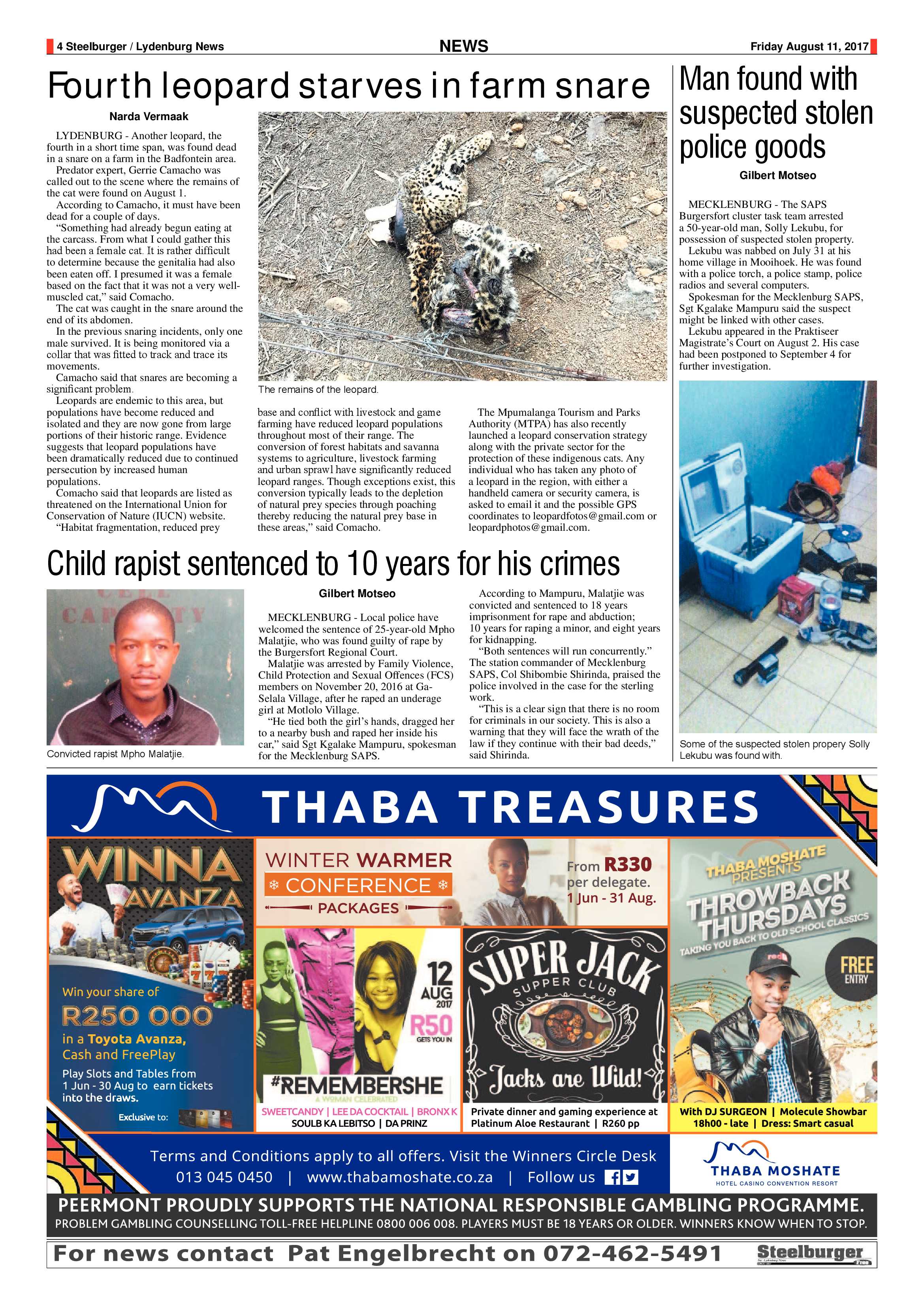 Steelburger News 11 August 2017 page 4