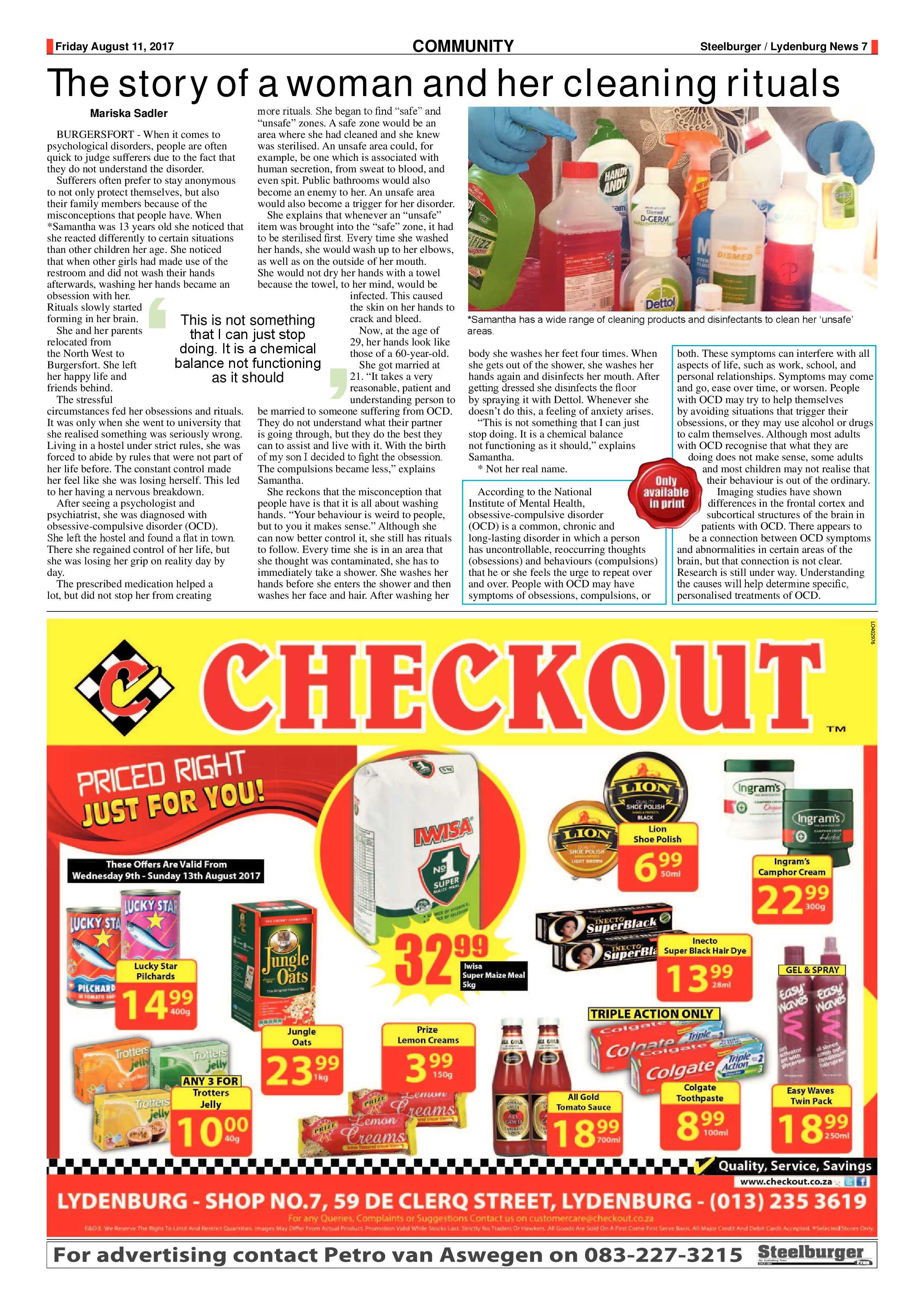 Steelburger News 11 August 2017 page 7